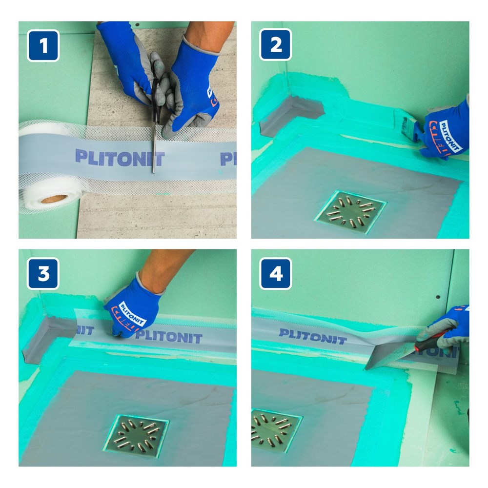 PLITONIT ГидроЛента -10 гидроизоляционная лента