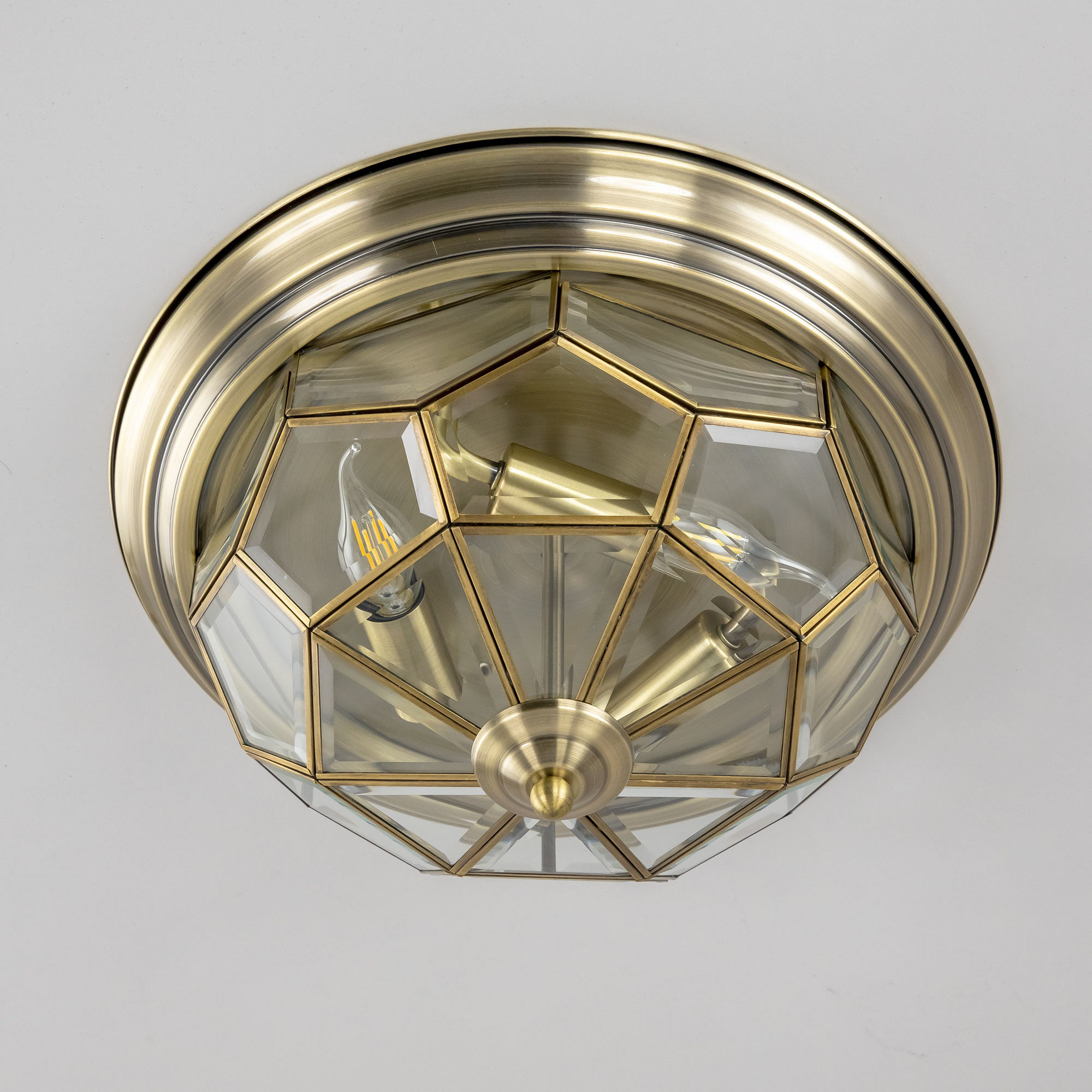 Citilux Витра-1 CL442530 Люстра потолочная витражная Бронза арт. 88277