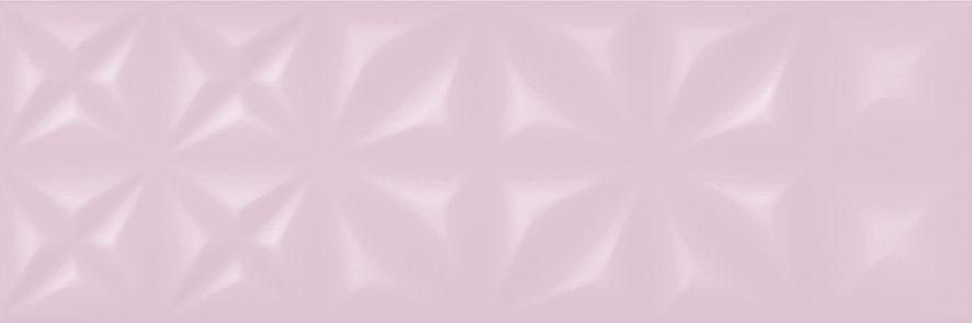 Лила Плитка настенная рельеф розовый (LLU072D) 25x75 арт. 22575