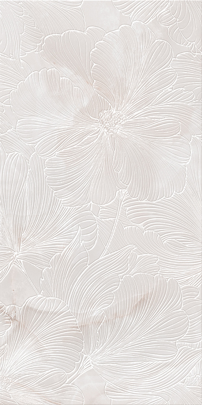 Керамическая плитка Оникс белый цветы / Плитка 31.5*63  Onix blanco fiori 33 9шт/кор