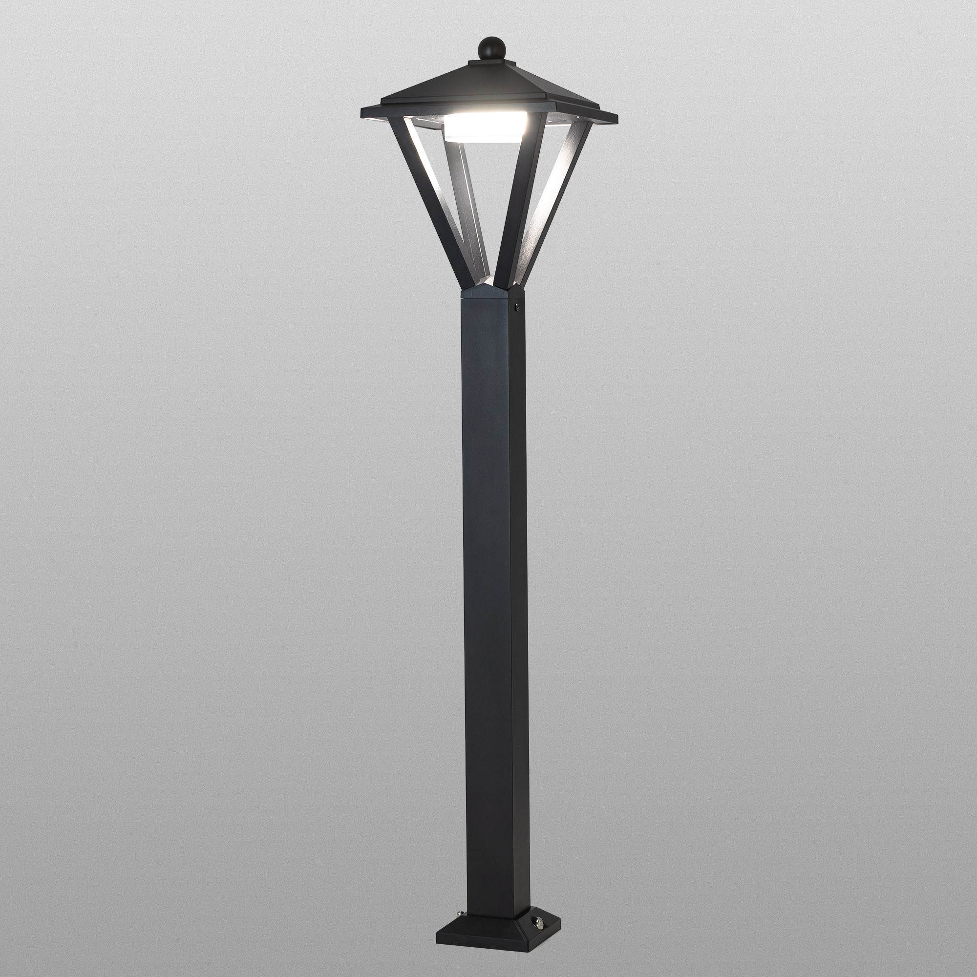 Citilux GENOX CLU12B LED Уличный парковый светильник Чёрный арт. 89764