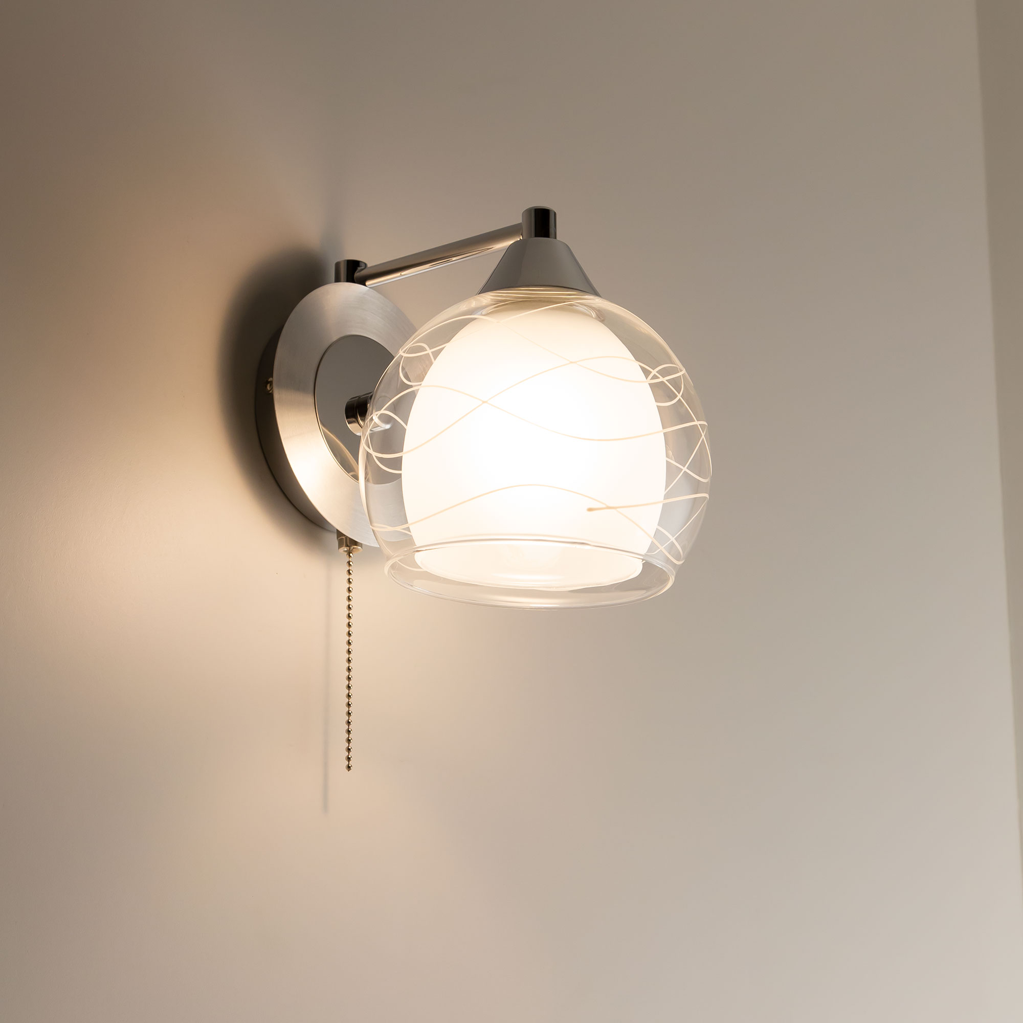 Citilux Буги CL157312 Бра с выключателем Алюминий Хром арт. 88315
