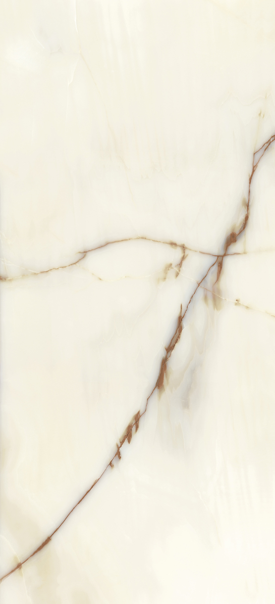 Керамогранит  BIJOUX ONYX BLANCHE GLO 6MM R 120X280 арт. 83888