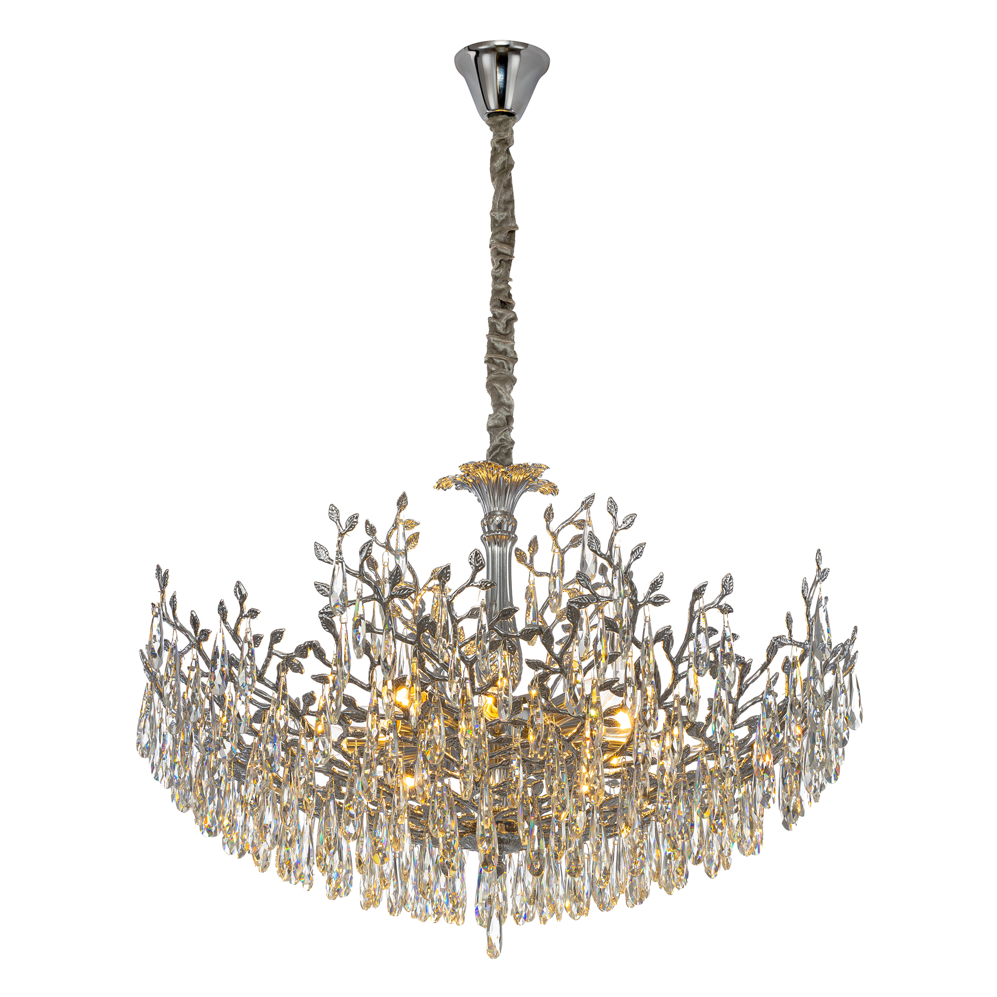 Citilux RITZ CL310121 Люстра хрустальная подвесная Хром арт. 89414