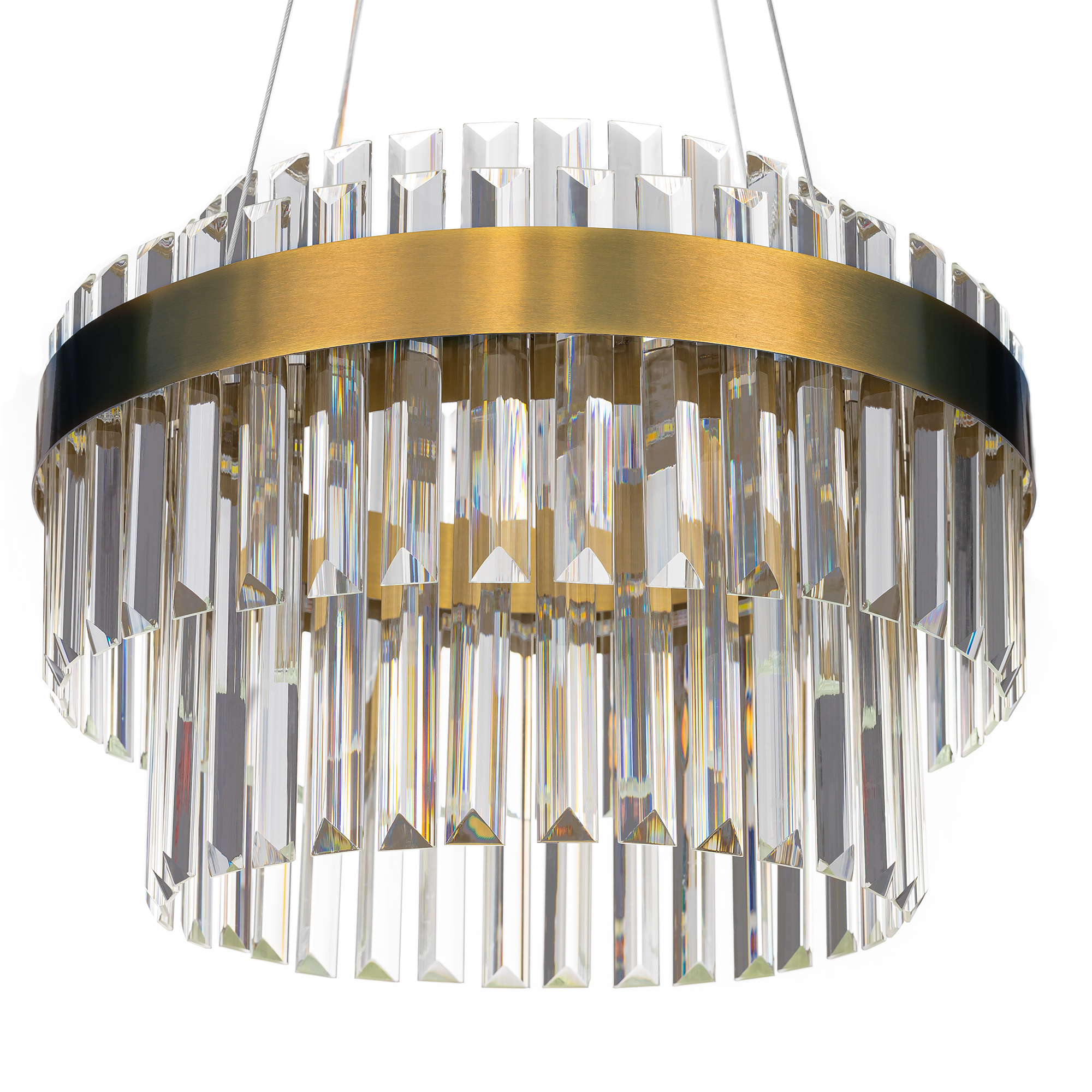 Citilux Sheldon CL339143 LED Люстра хрустальная с пультом Бронза арт. 89344