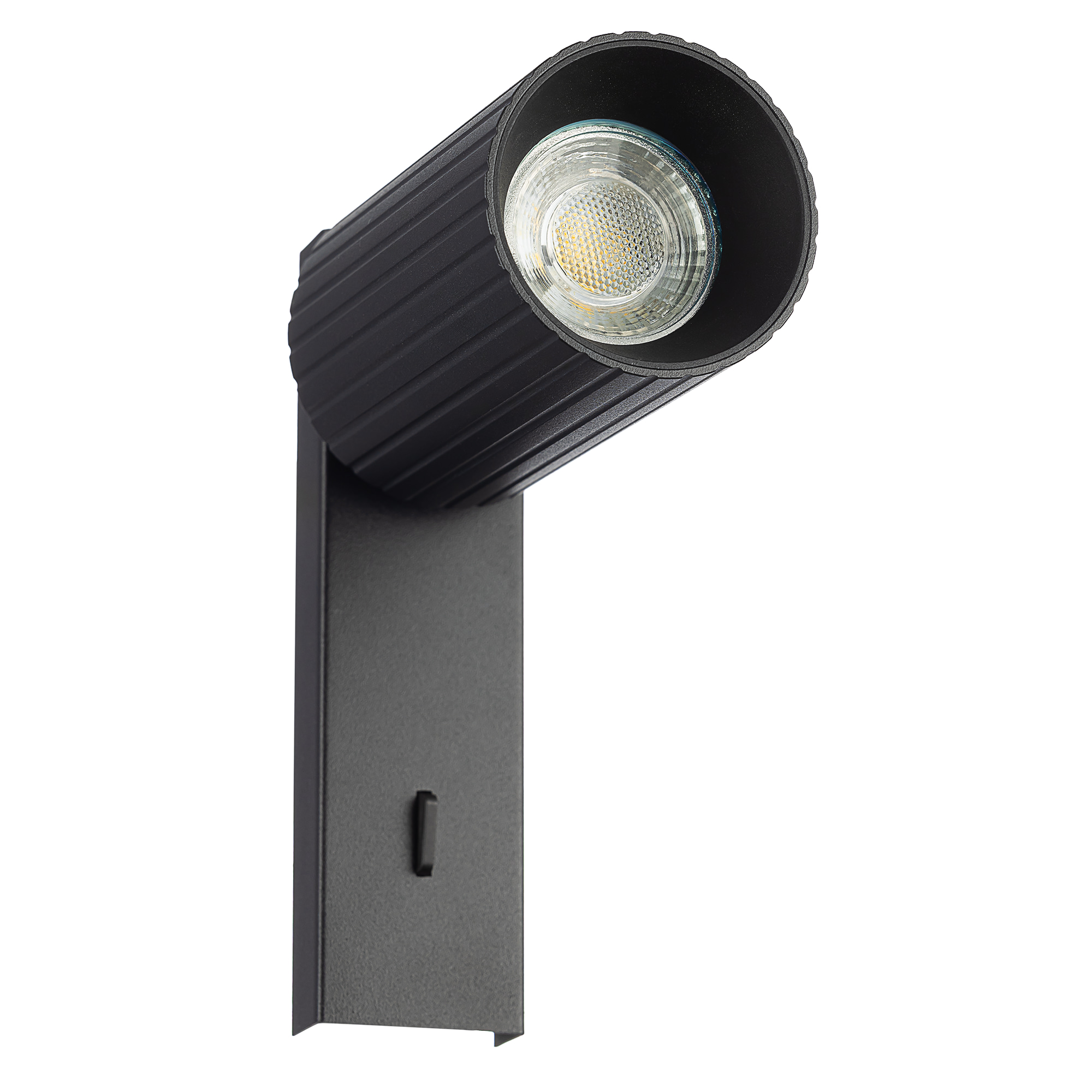 Citilux AXEL CL512511R Спот поворотный с выключателем Чёрный Рифлёный арт. 129435
