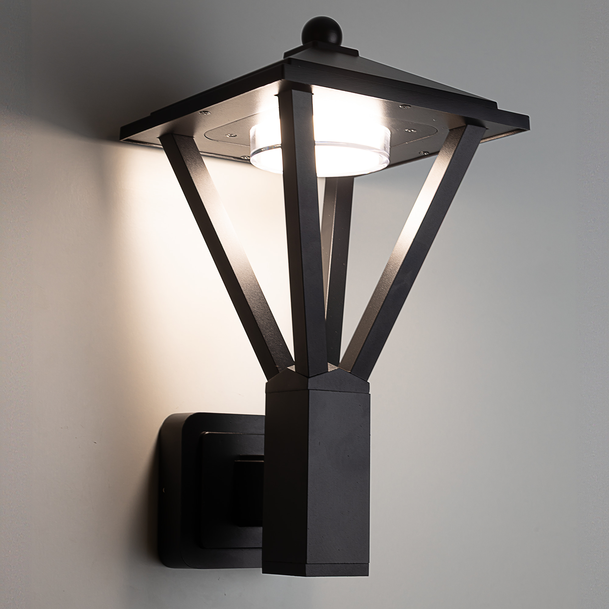 Citilux GENOX CLU12W LED Уличный настенный светильник Чёрный арт. 89765