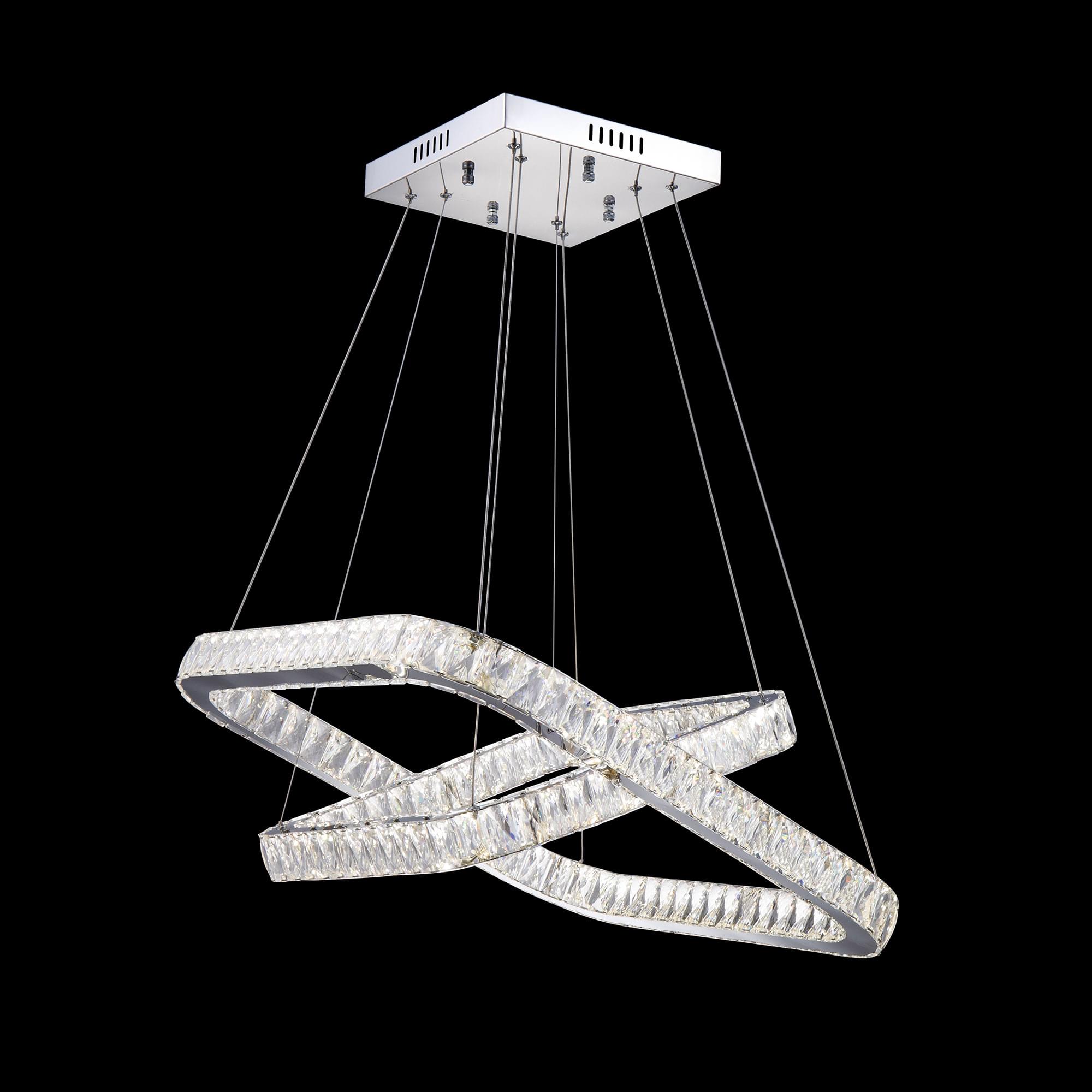 Eletto Granda EL336P70 LED Люстра хрустальная с пультом Хром арт. 88178