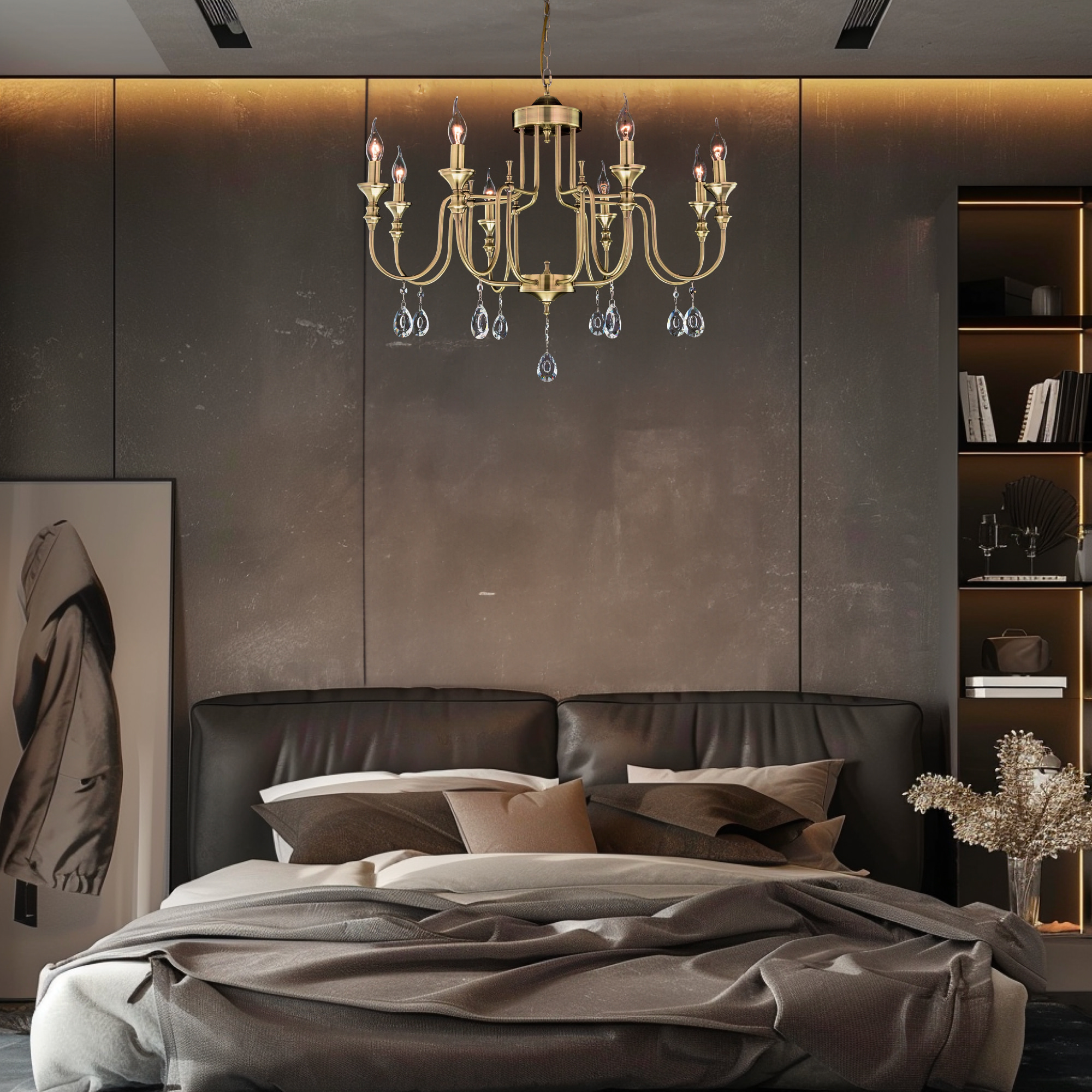 Citilux Рига CL437183 Люстра подвесная Бронза арт. 88068