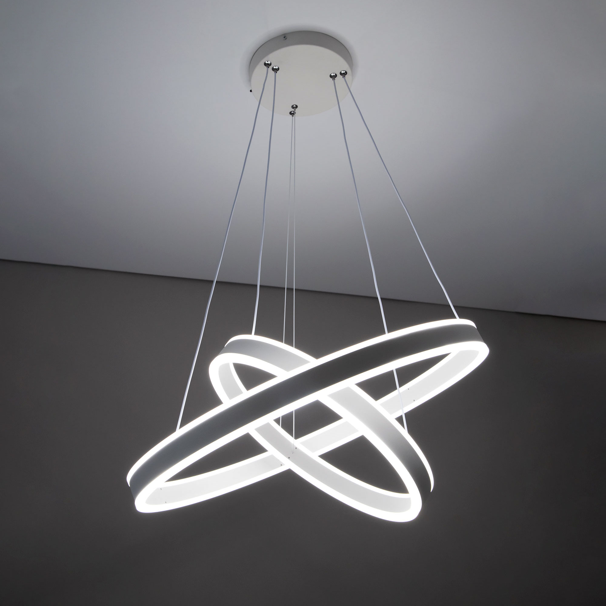 Citilux Дуэт CL719640 LED Люстра подвесная с пультом Белая арт. 88806