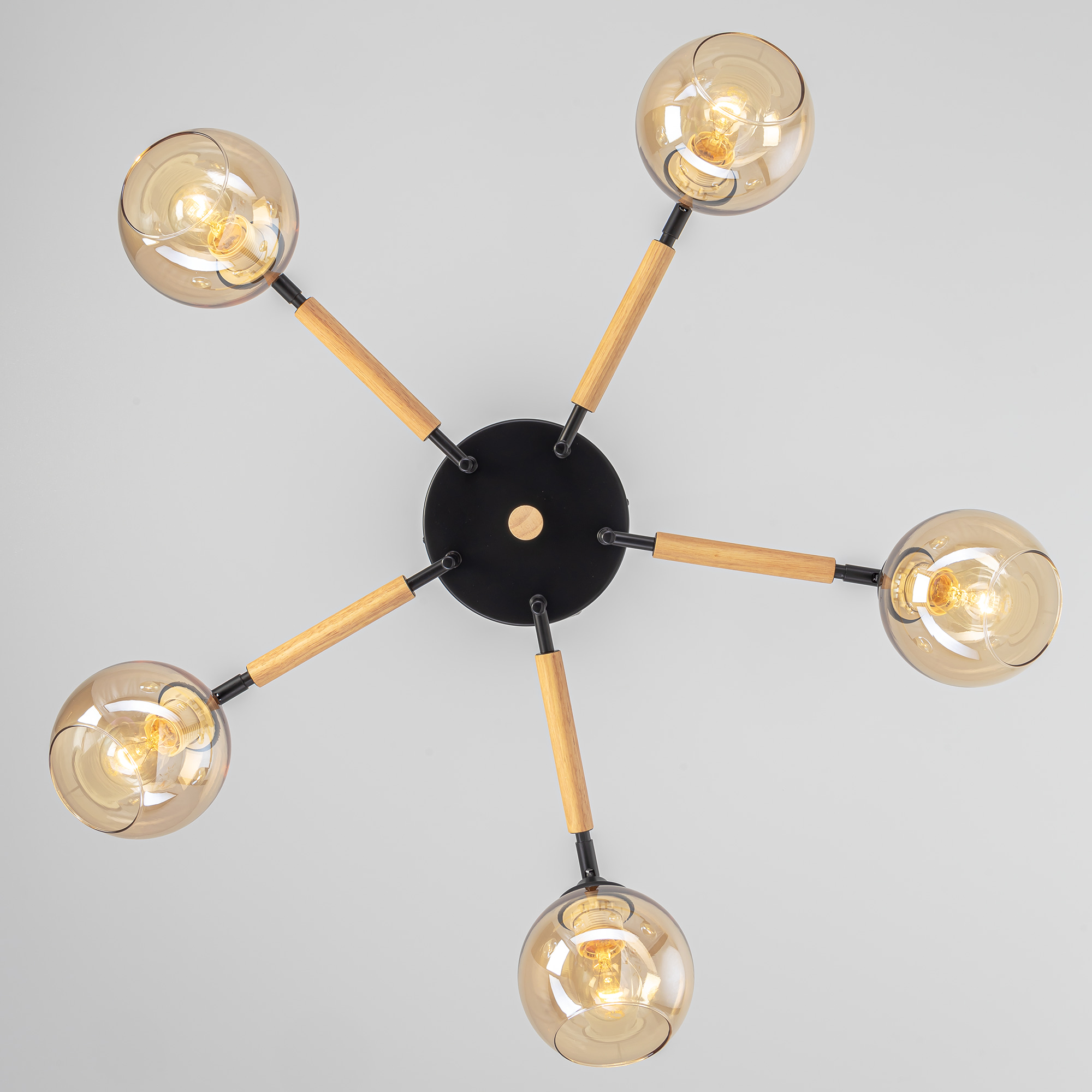 Citilux TIKA CL133151 Люстра поворотная Чёрная арт. 89442