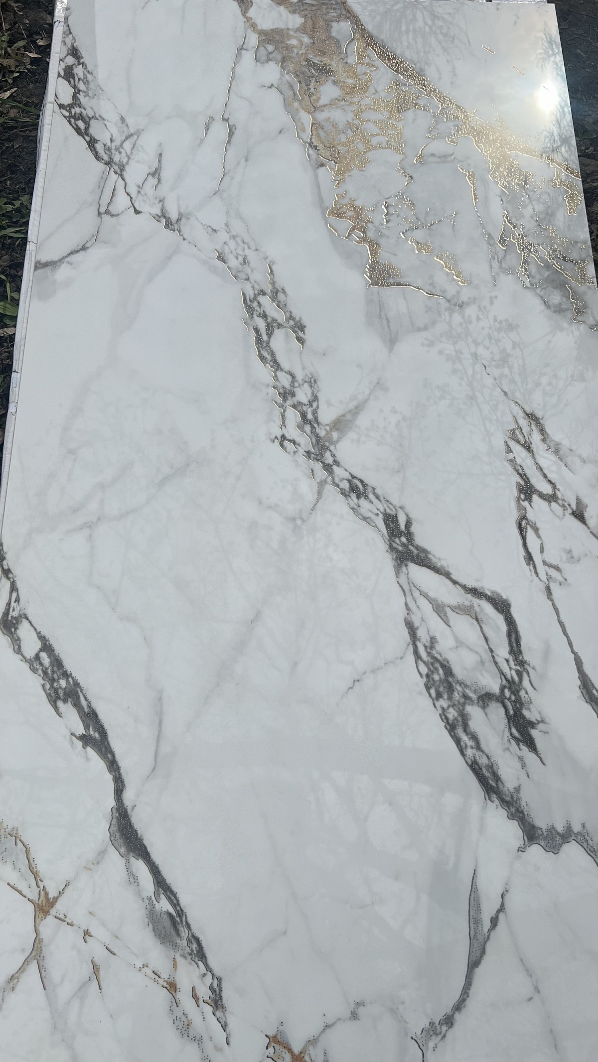 Керамогранит Realistik Лима полированный золотой карвинг 60x120 (1,44) арт. 76411