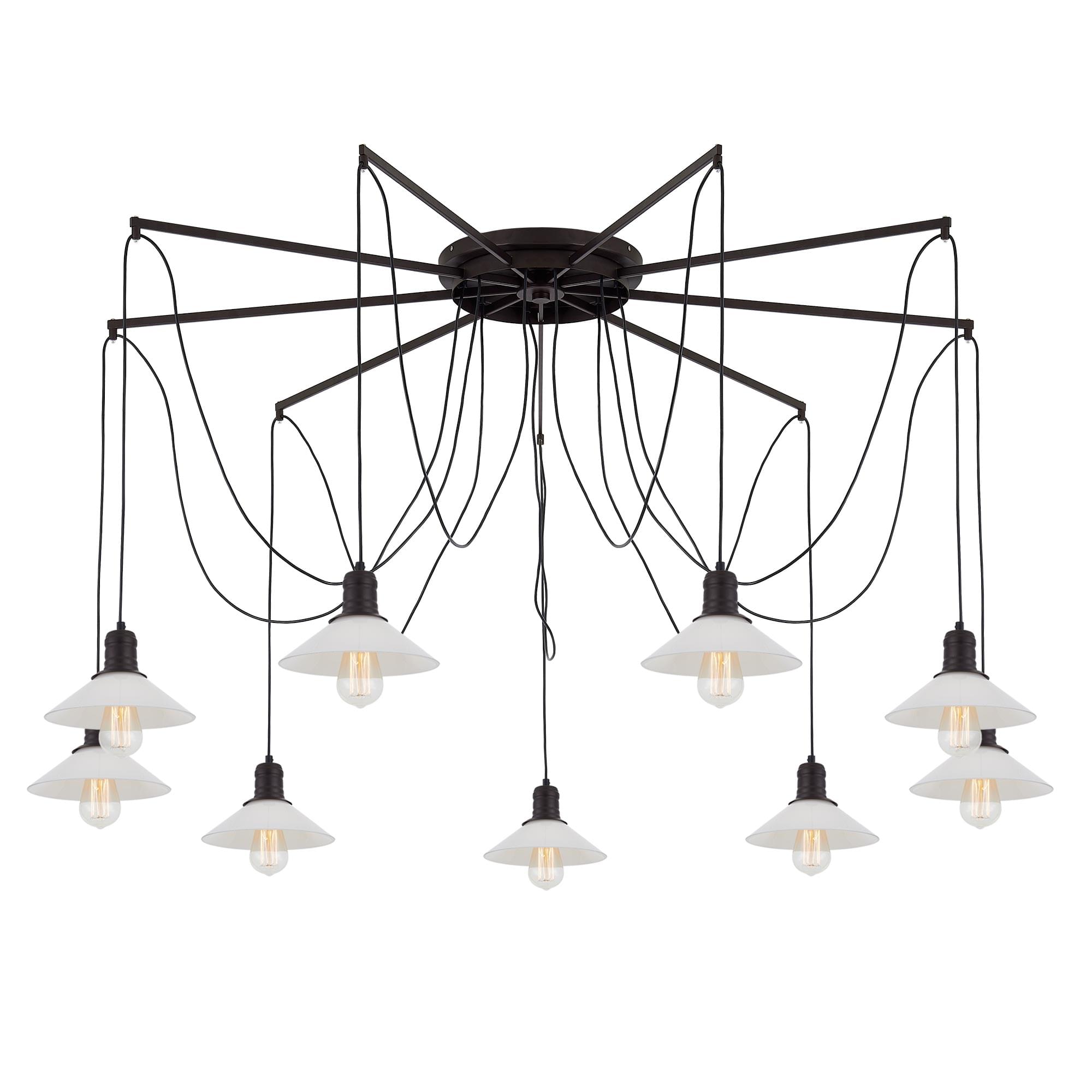 Citilux Эдисон CL451292 Люстра паук Венге арт. 88170