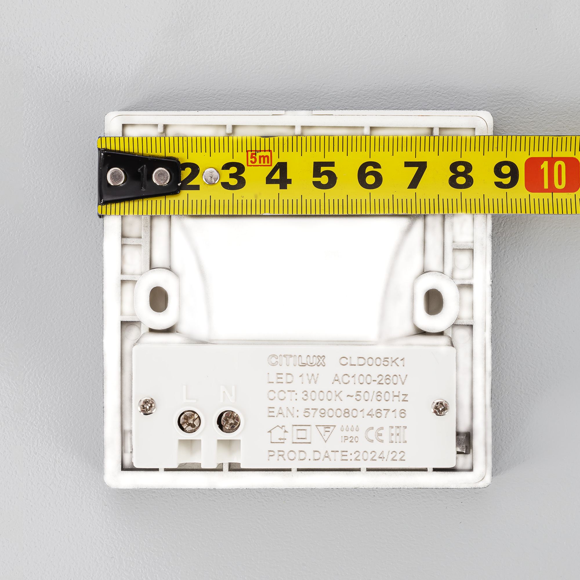 Citilux Скалли CLD005K1 LED Встраиваемый светильник лестничный Графит арт. 89356