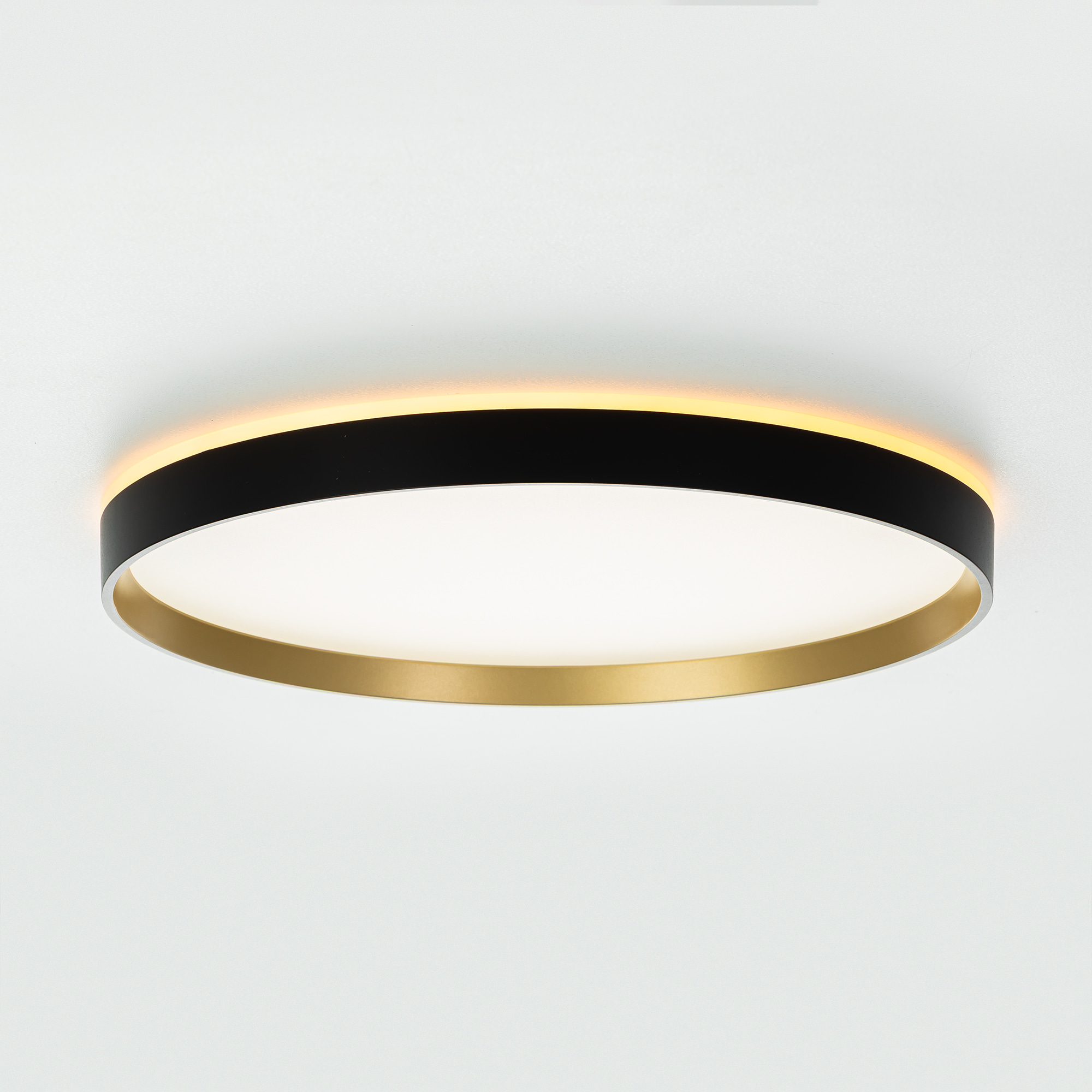 Citilux ETALON CL750401R LED RGB Светильник с пультом Чёрный+Золото арт. 89542