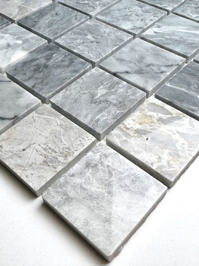 Плитка декоративная каменная Italy Grey-48/Италия серый-48 7*305*305