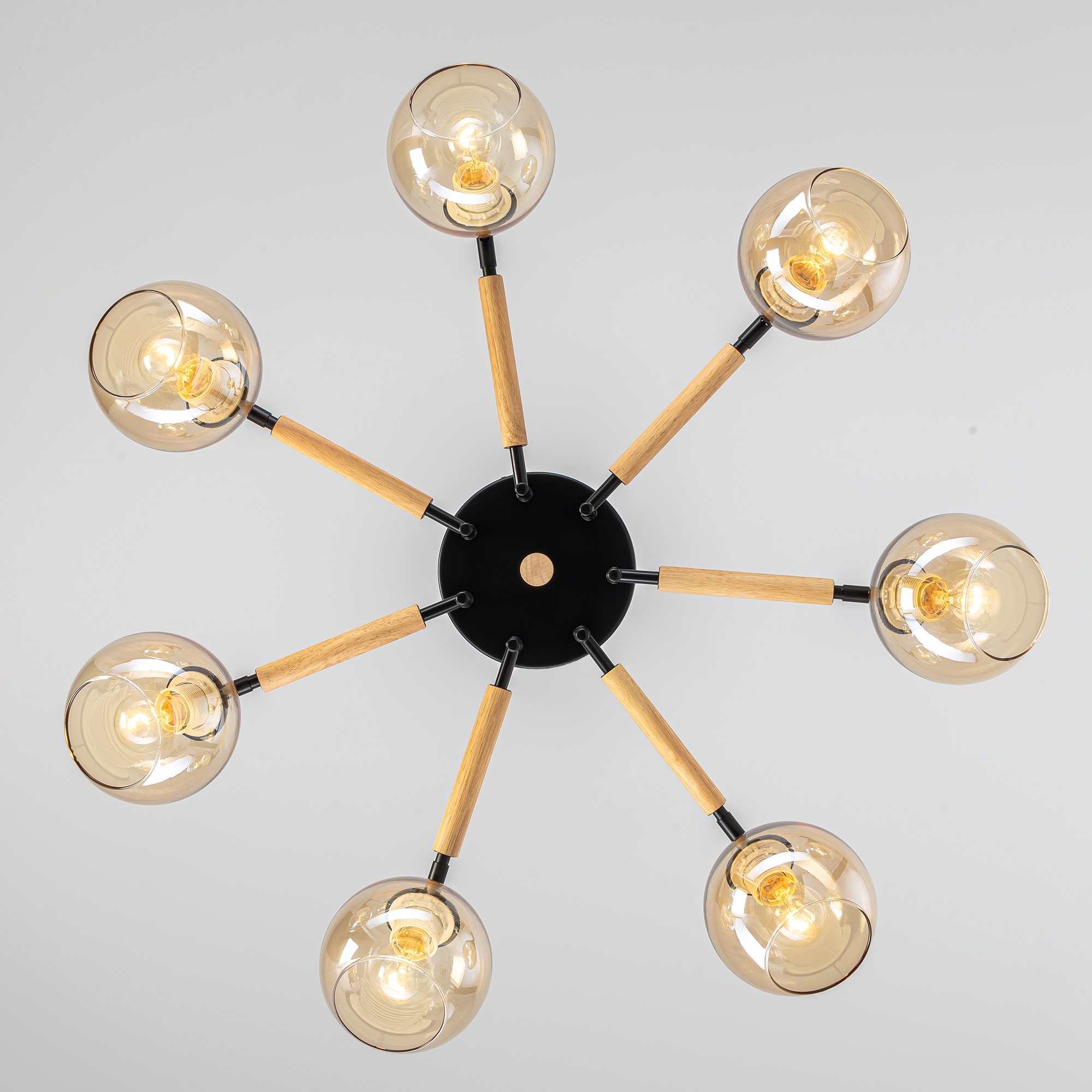 Citilux TIKA CL133171 Люстра поворотная Чёрная арт. 89444