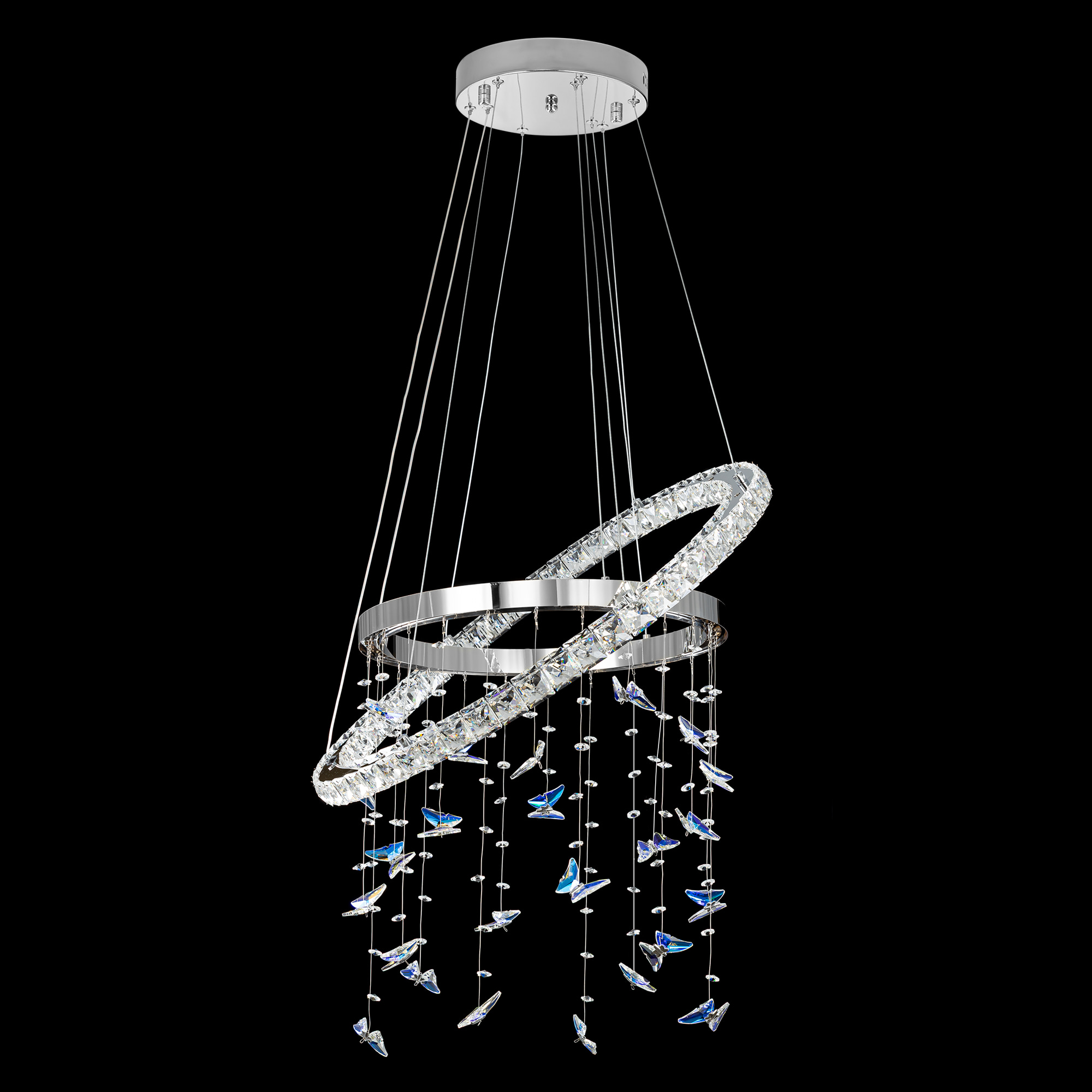 Citilux ETERA CL322060 LED Люстра хрустальная с пультом арт. 89575