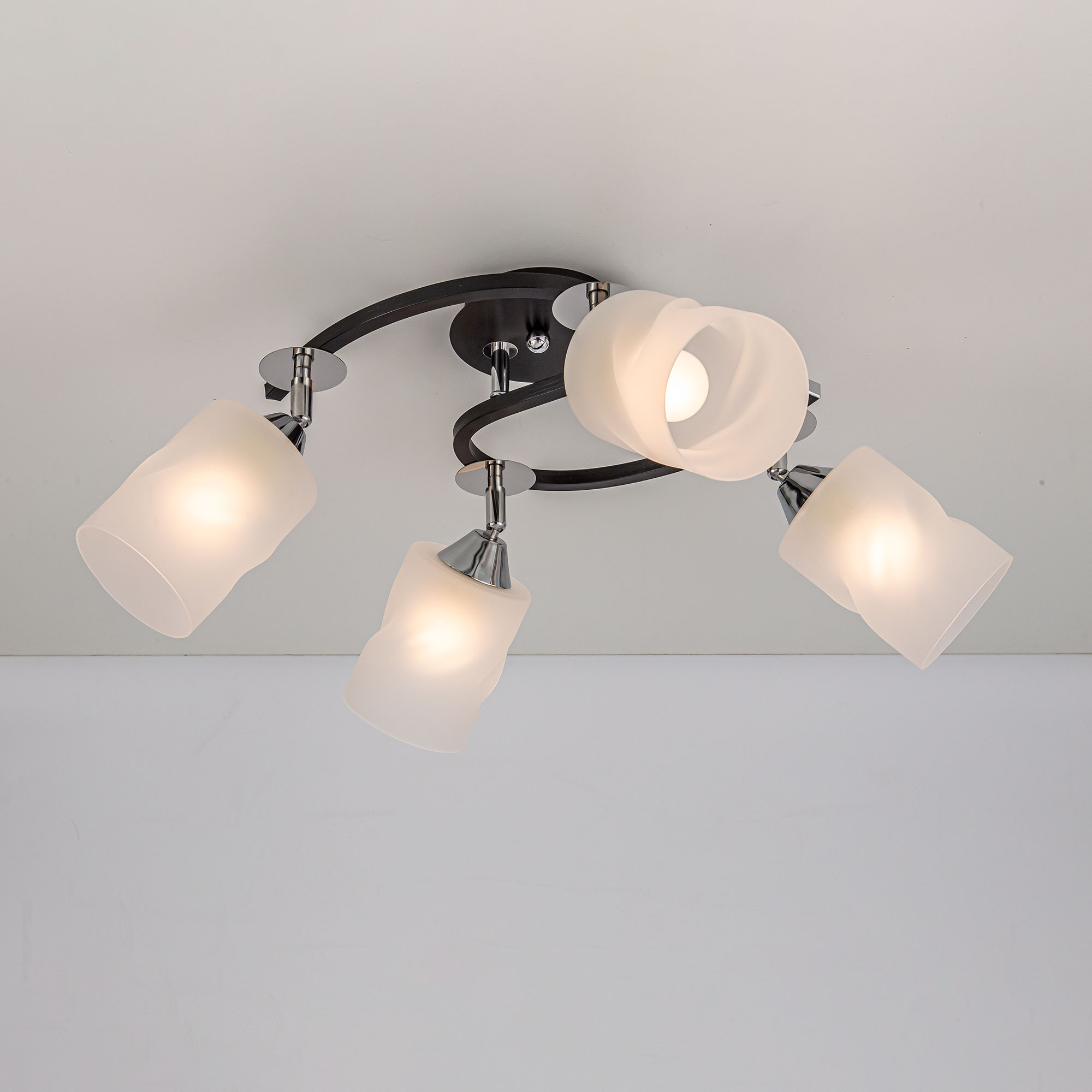 Citilux Сиерра CL119241 Люстра с поворотными плафонами Чёрная арт. 88656