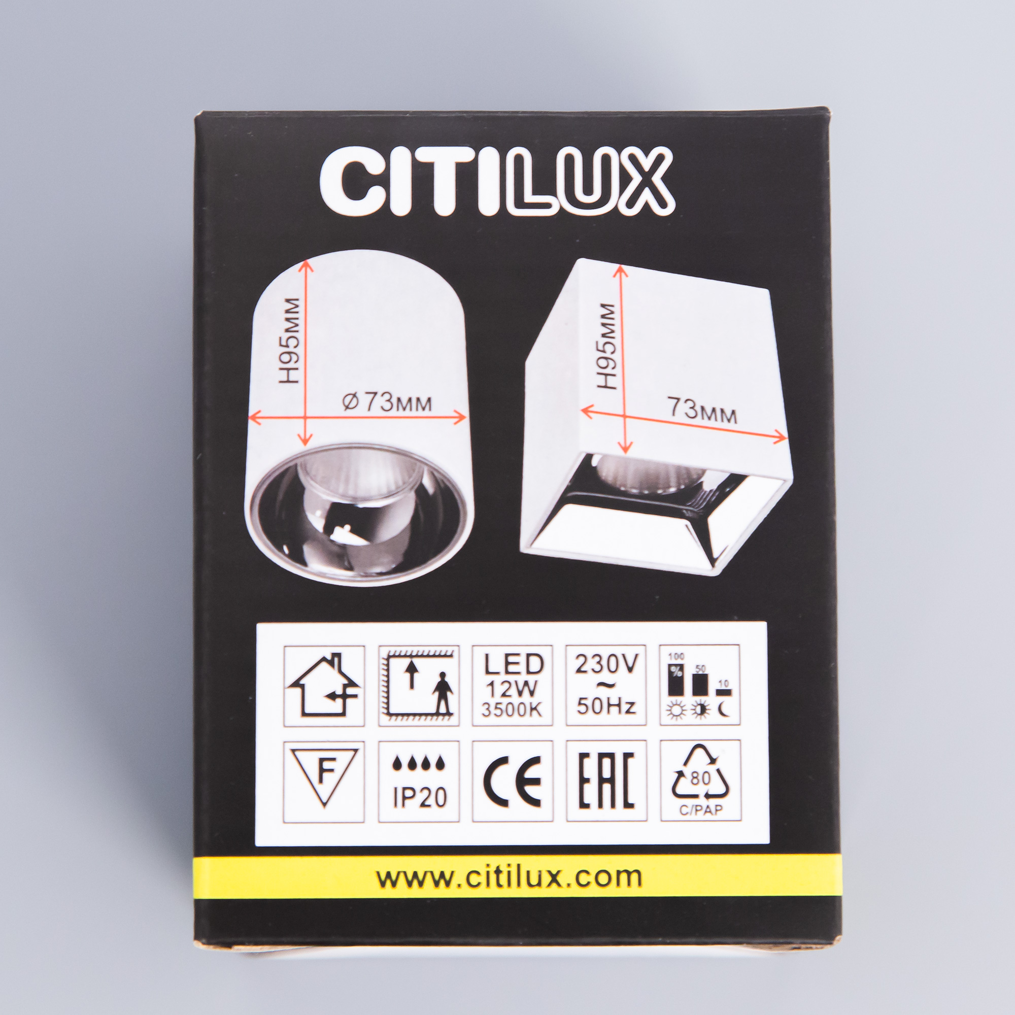 Citilux Старк CL7440213 LED Светильник накладной Чёрный Медь арт. 88425