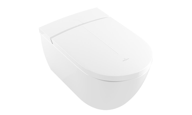 VB ViClean-I100 Унитаз биде DirectFlush с крышкой, 385x595x400 мм, Альпийский белый CeramicPlus арт. 37614
