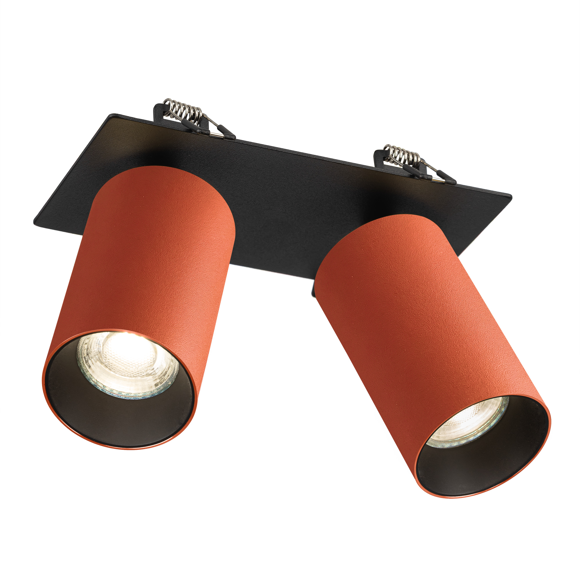Citilux AXEL CL512D24 Спот поворотный встраиваемый двойной Терракот арт. 89823