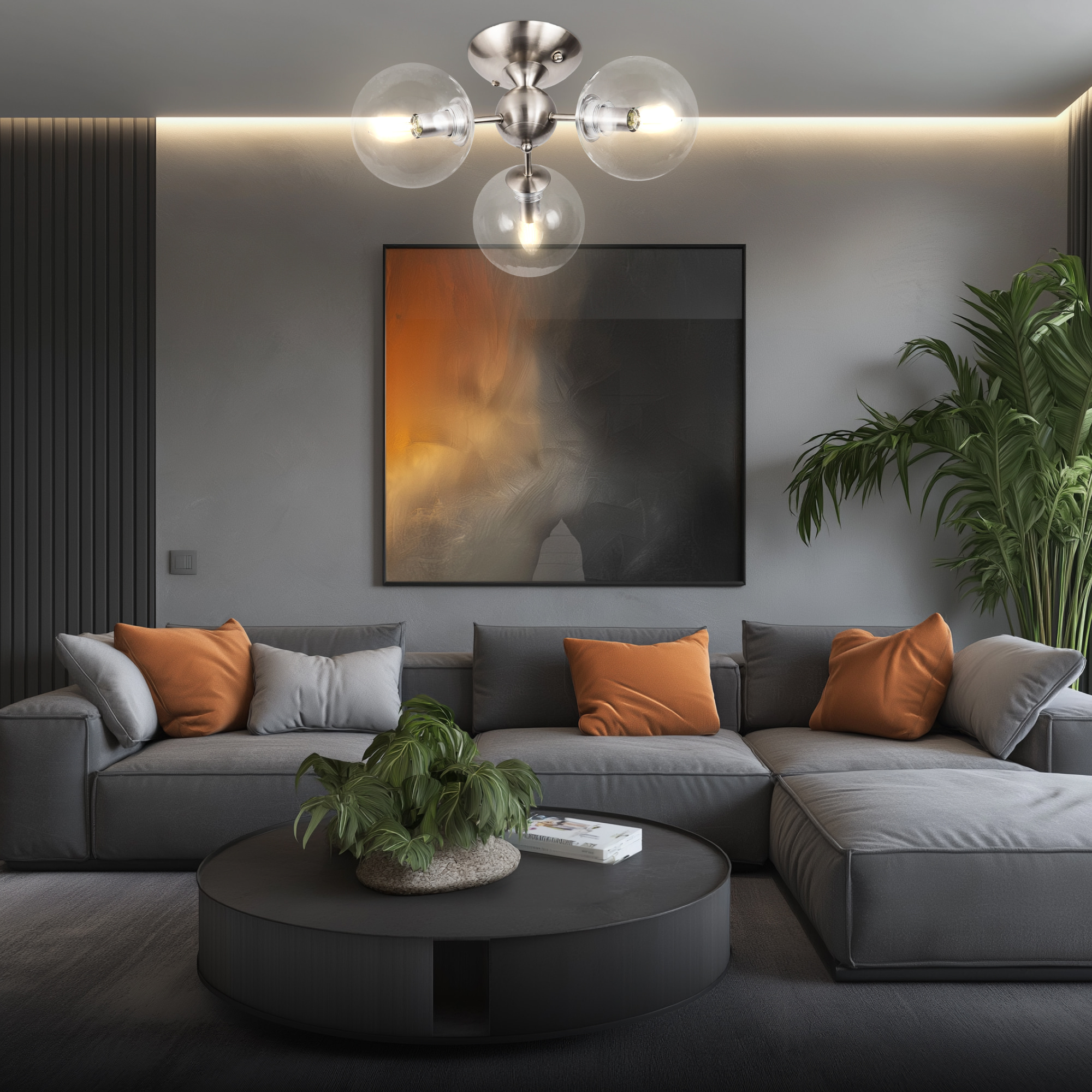Citilux Томми CL102131 Люстра потолочная Матовый Хром арт. 88515