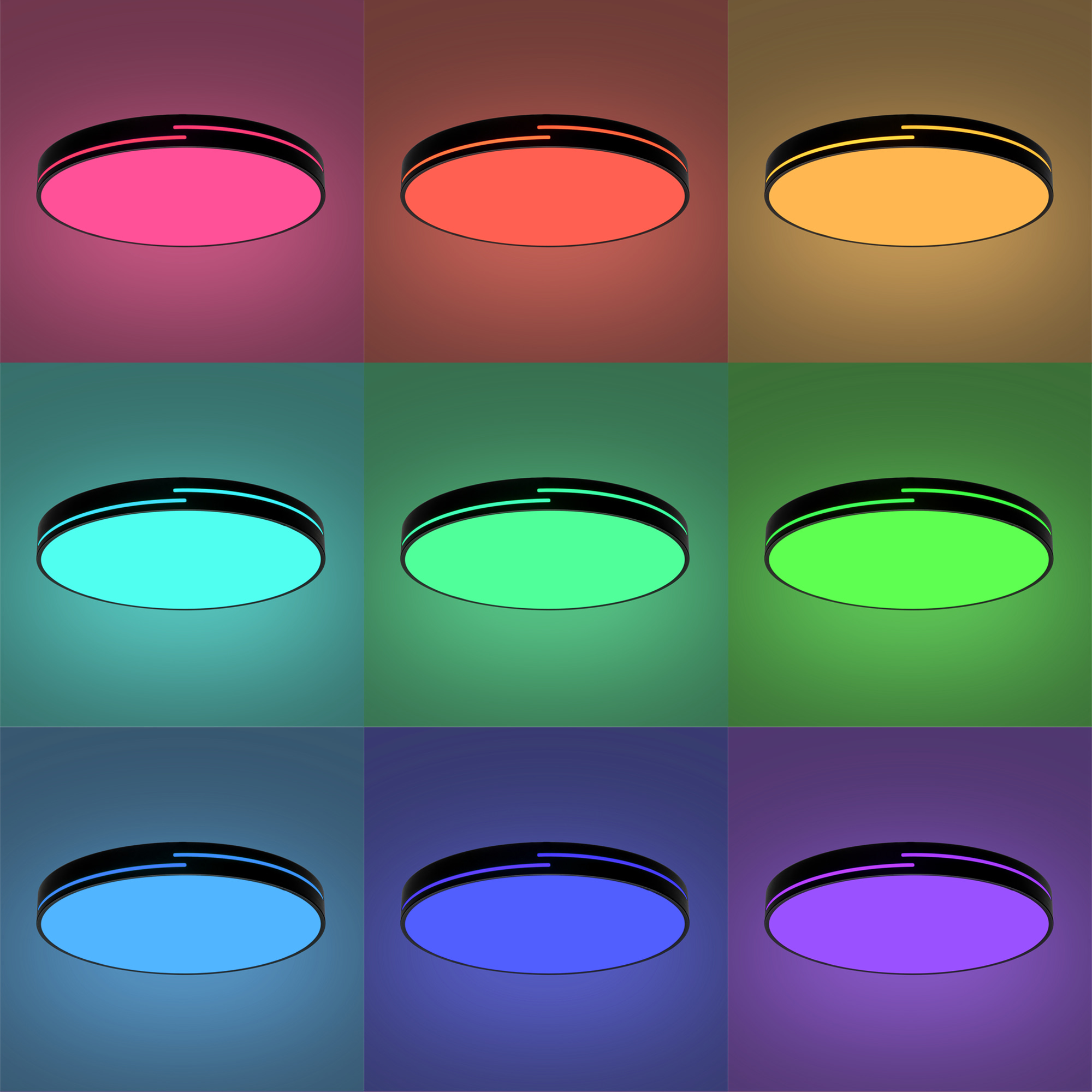 Citilux Купер Лайн CL72495GL1 LED RGB Светильник с пультом Чёрный арт. 89241