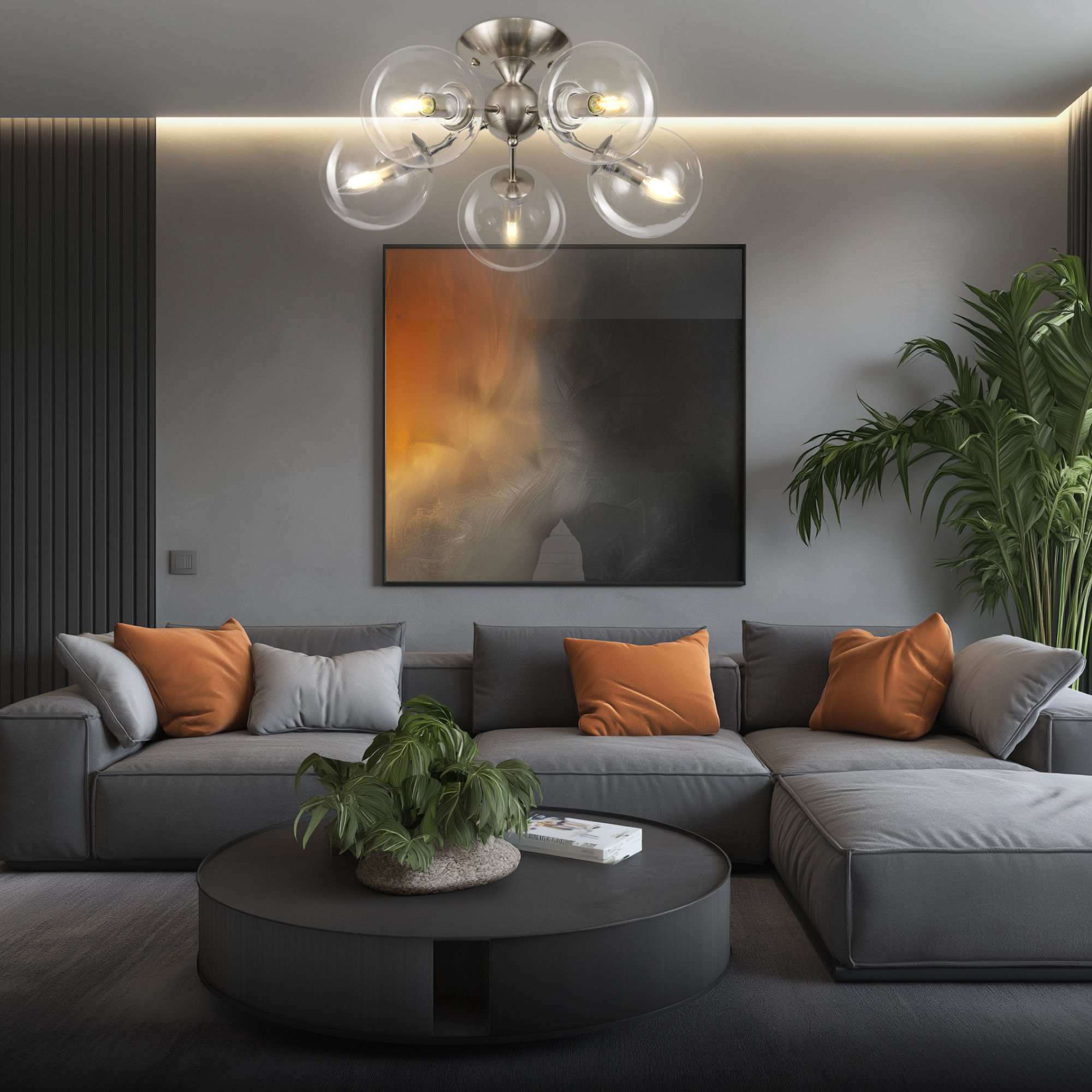 Citilux Томми CL102151 Люстра потолочная Матовый Хром арт. 88516
