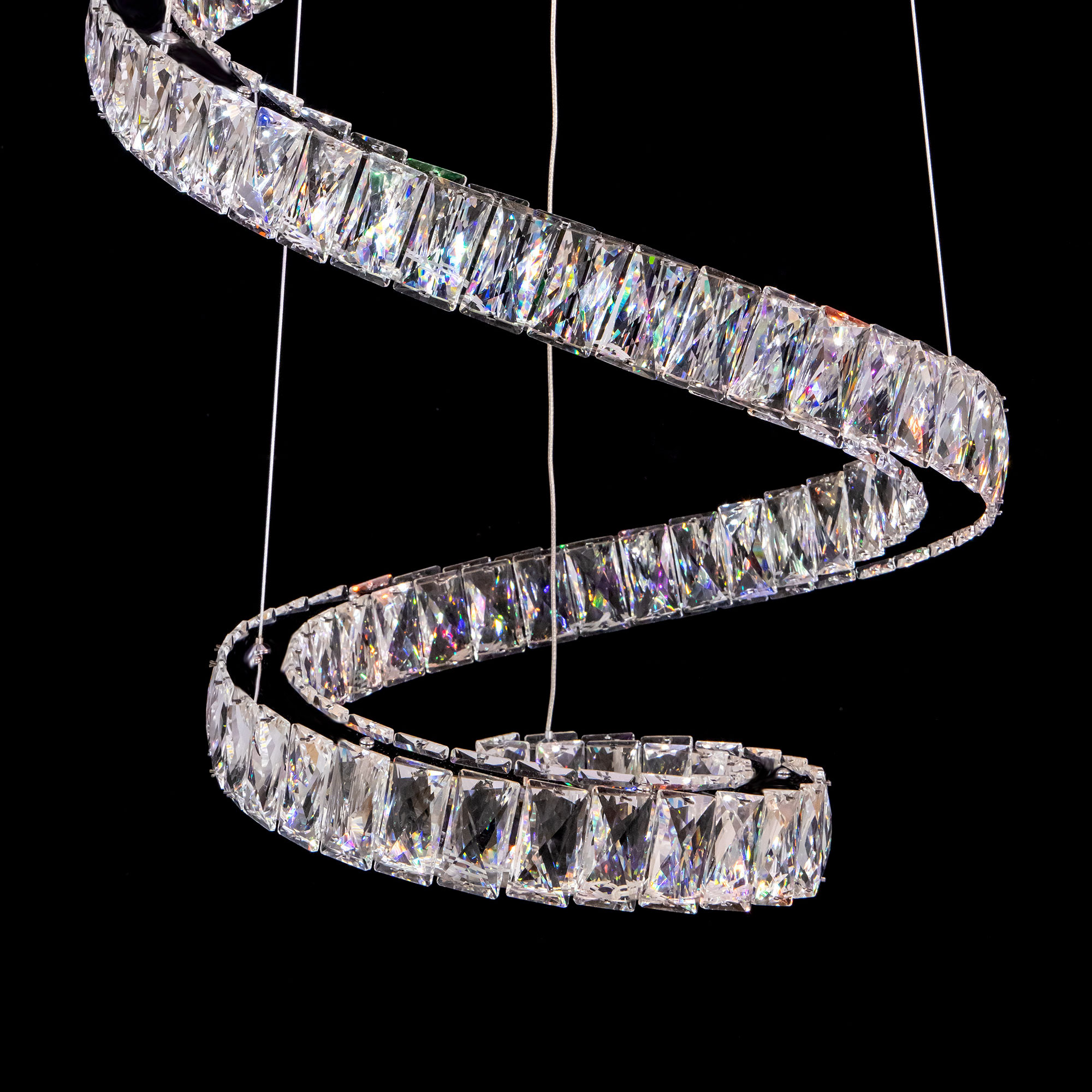 Eletto Olimpia EL330P140 LED Люстра хрустальная с пультом Хром арт. 88245