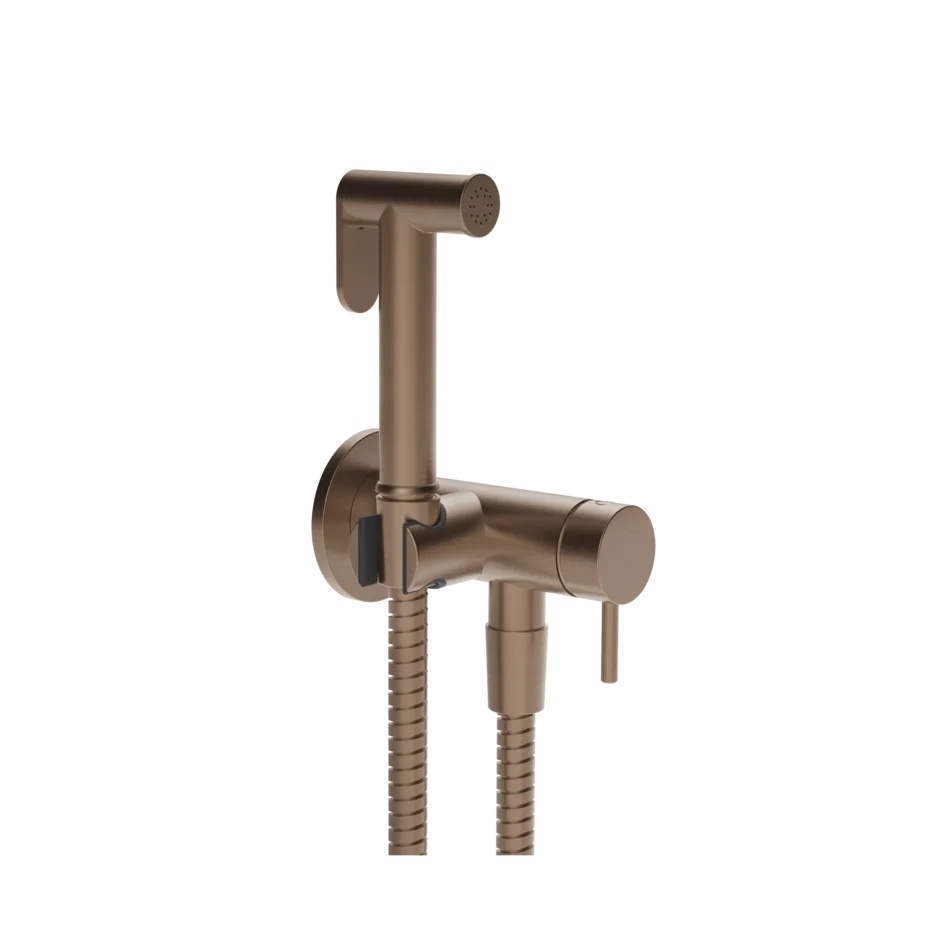 GESSI INVERSO Гигиенический душ со смесителем, 708 Copper Brushed PVD арт. 39925