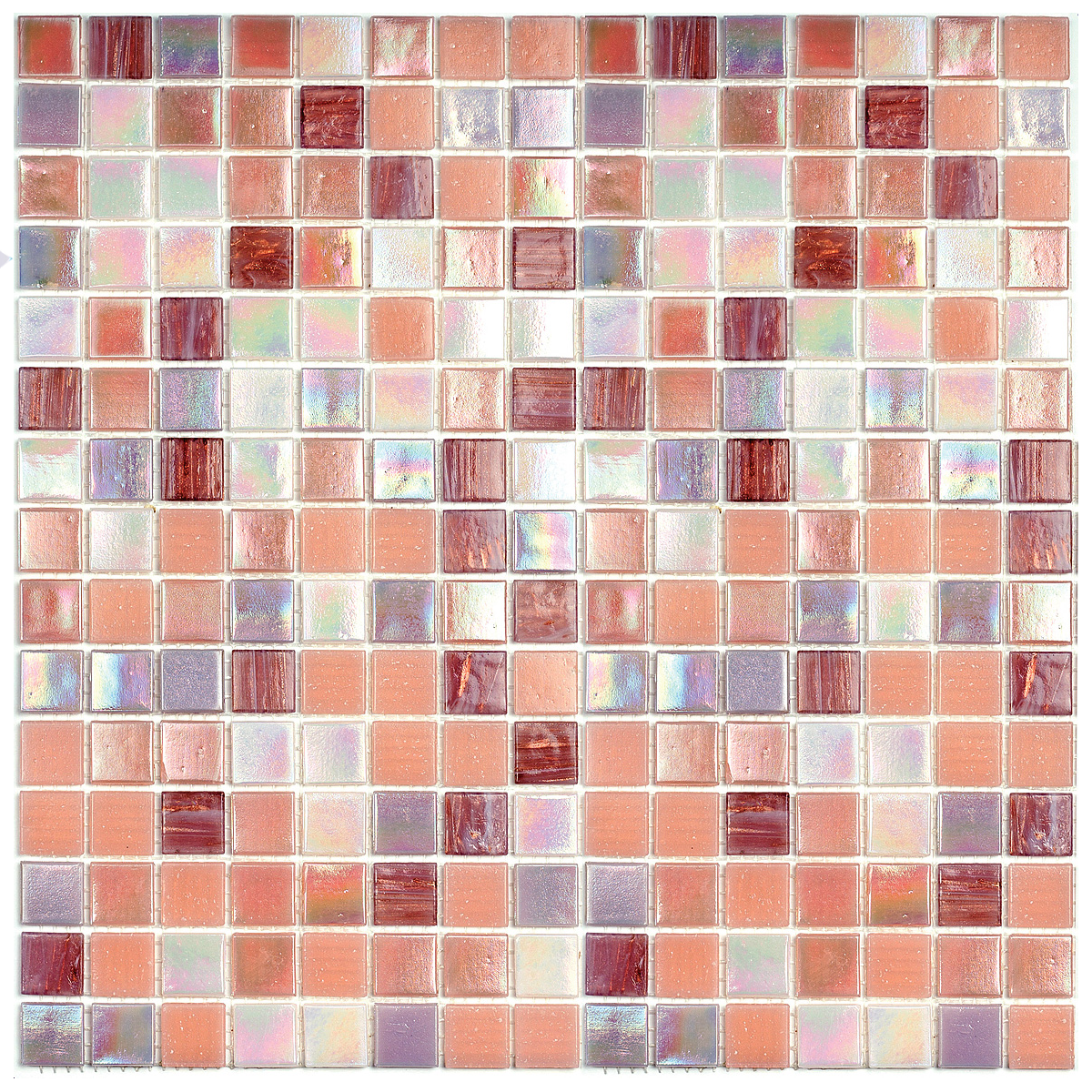 Плитка декоративная стеклянная Flamingo/Фламинго 4*20*20 327*327