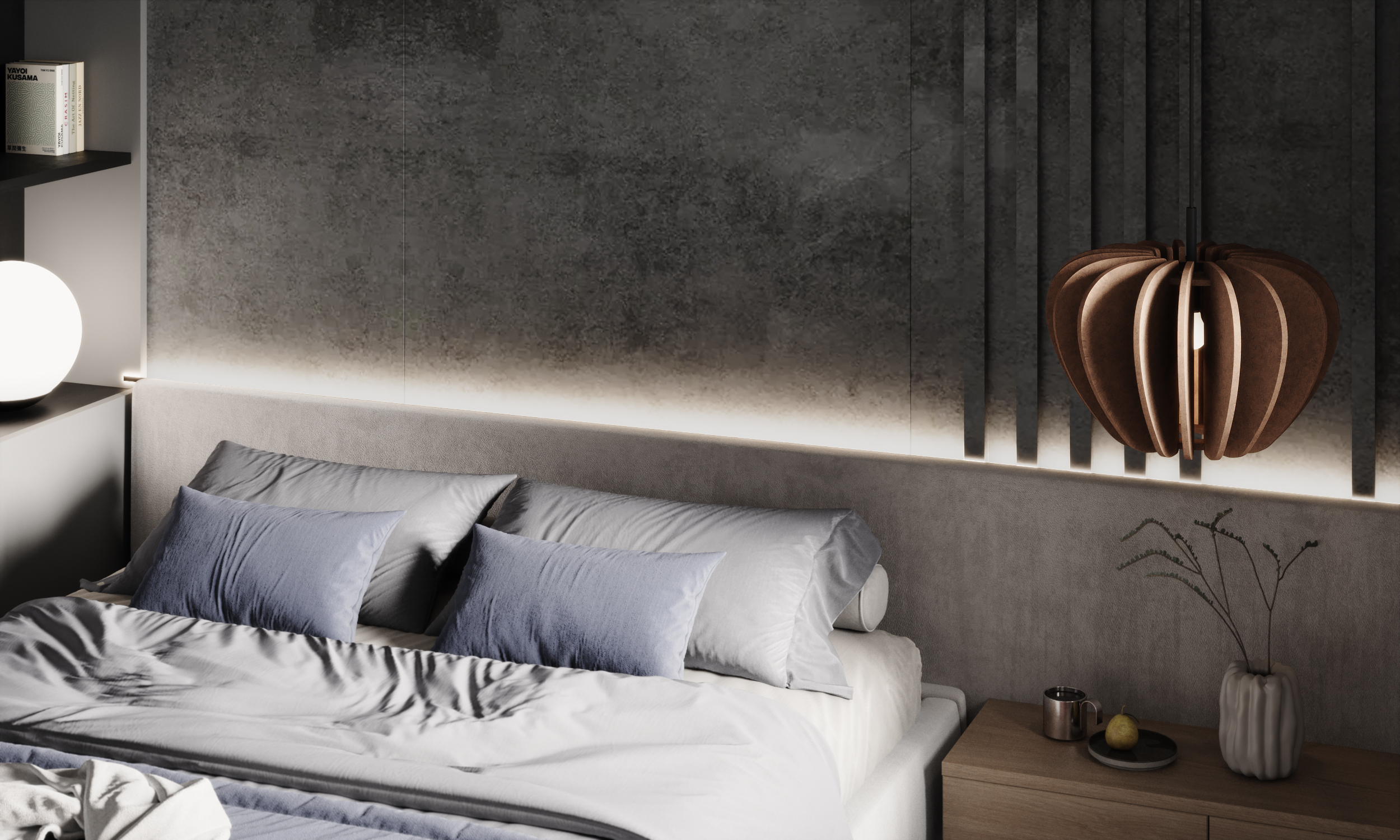 Stick cemento dark/Рейка Цемент тёмный 2800*40*25 (1кор=24шт) арт. 106455