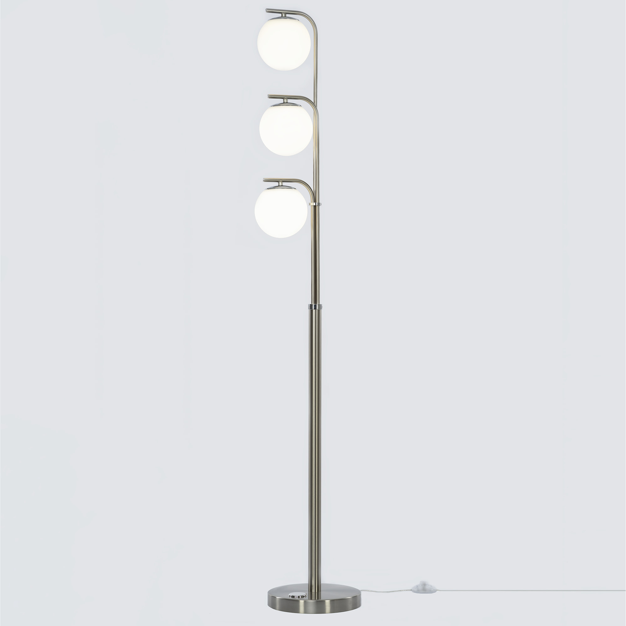 Citilux Адам Смарт CL228A931 RGB LED Умный торшер Матовый Хром арт. 89065