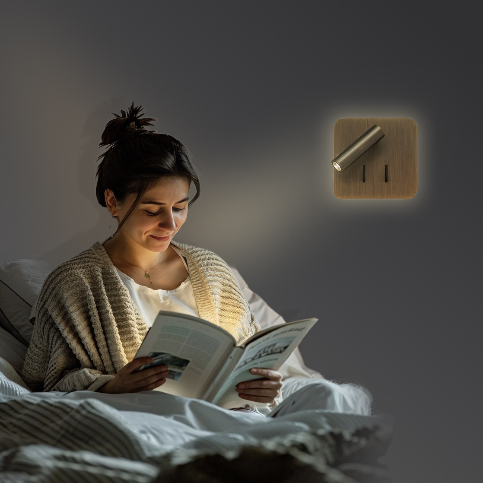 Citilux Декарт CL704423 LED Бра с выключателем Бронза арт. 88024