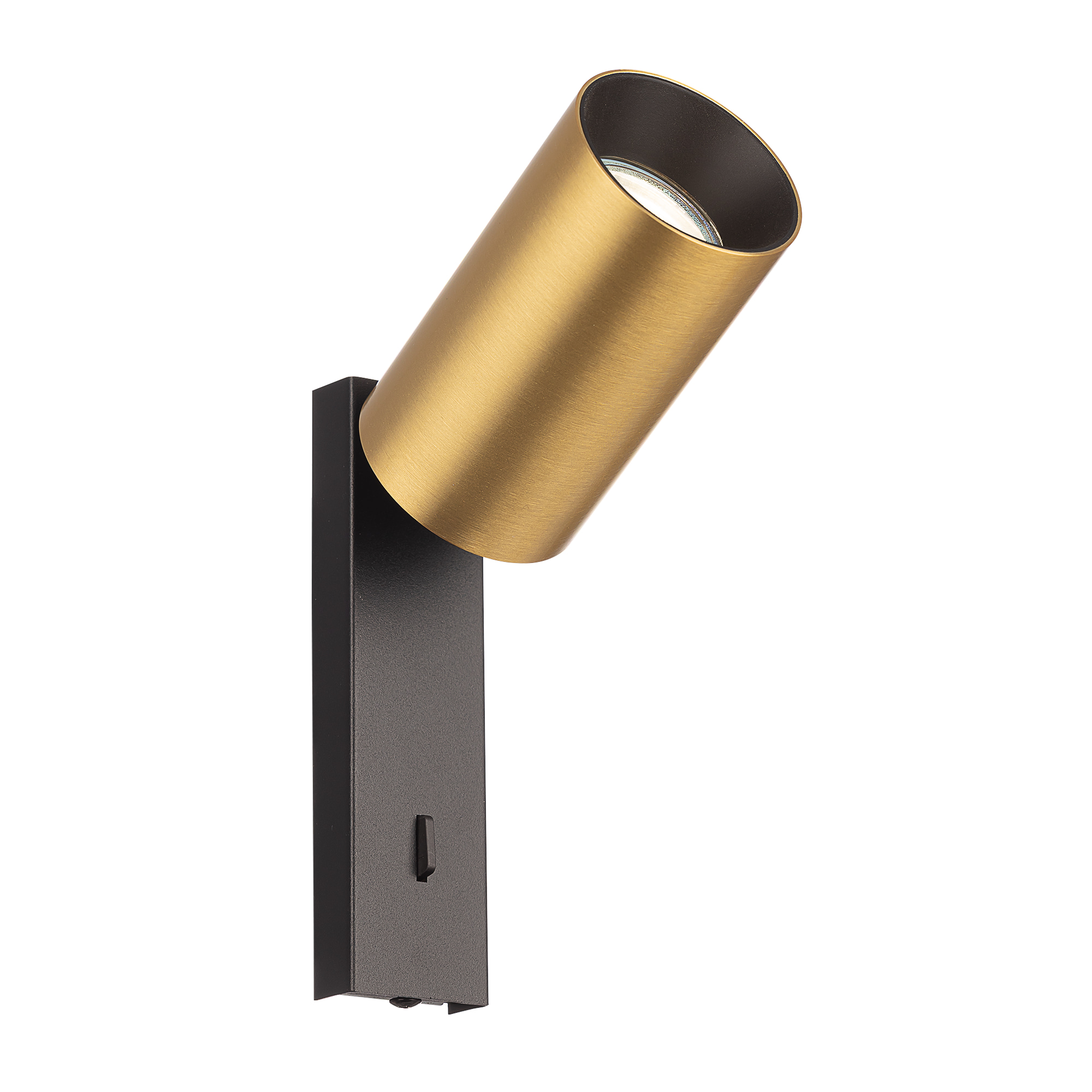 Citilux AXEL CL512512 Спот поворотный с выключателем Латунь арт. 89804
