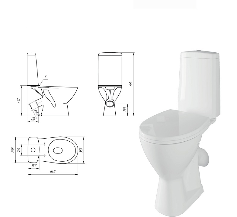 Компакт JUST 031 3/6 TPL 64073 арт. 27573
