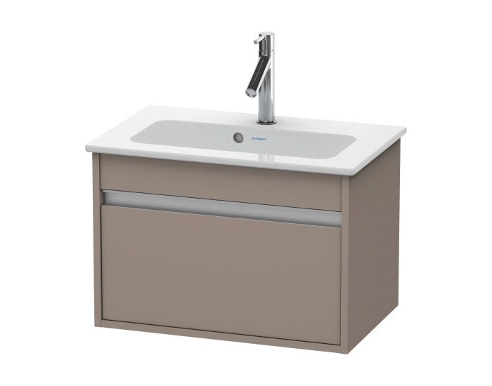 DURAVIT KETHO Тумбочка подвесная 1 ящик, для ME by Starck # 234263, 600x385 мм, базальт матовый арт. 33435