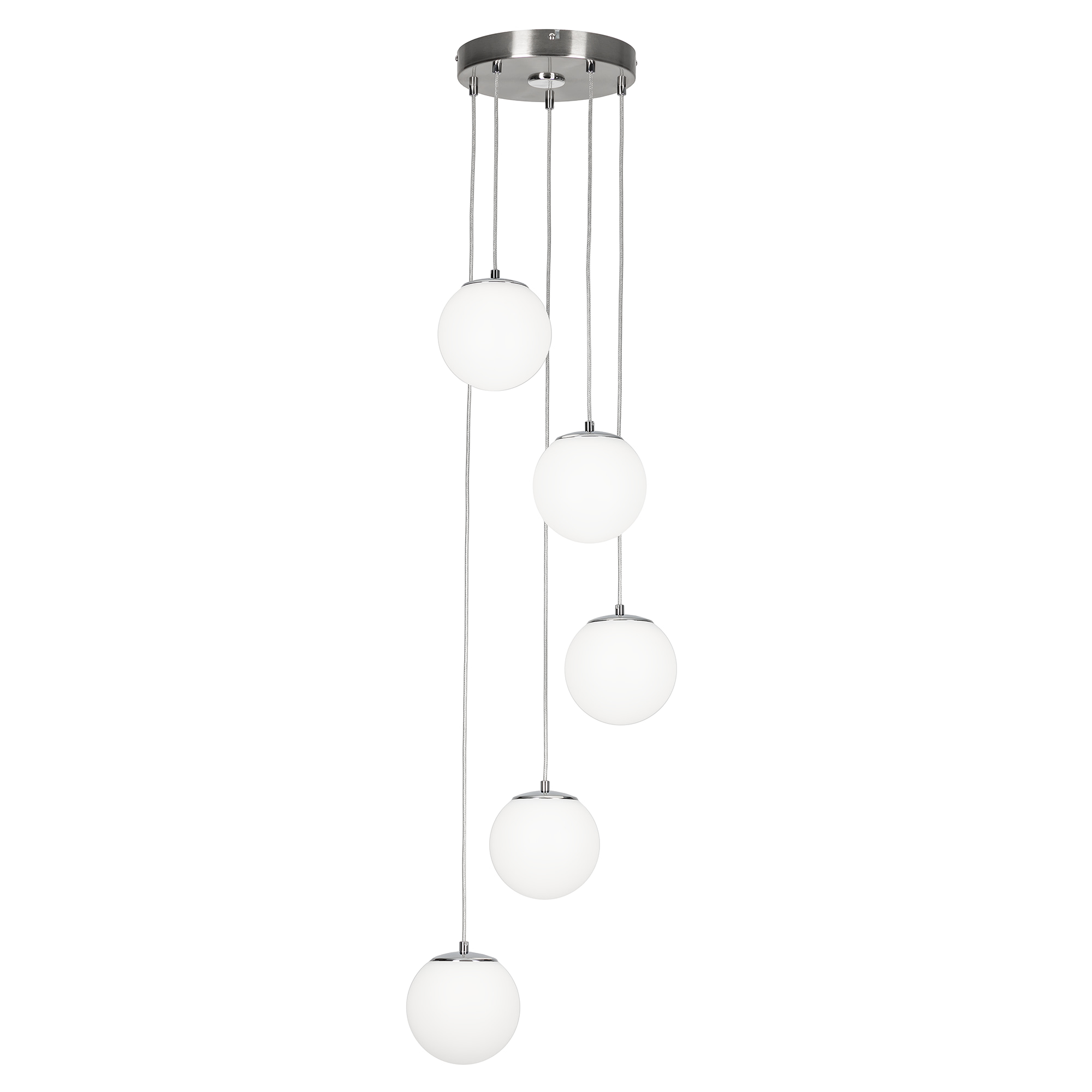 Citilux Адам Смарт CL228A051 RGB LED Умная каскадная люстра Матовый Хром арт. 88974