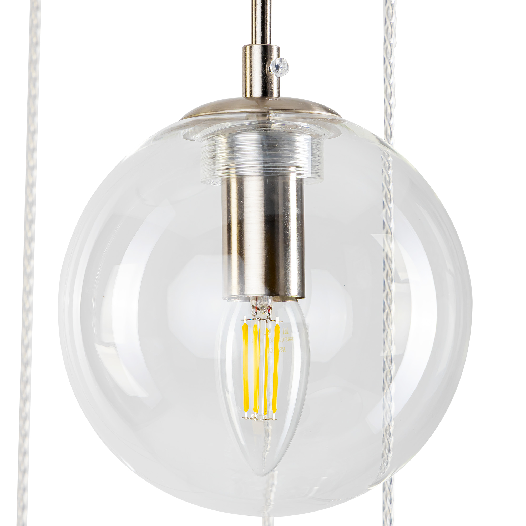 Citilux Томми CL102071 Люстра каскадная с прозрачными шарами арт. 88940
