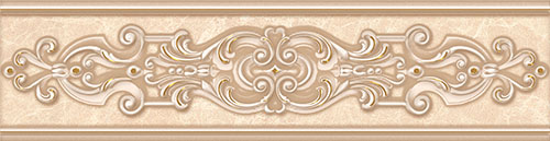 Керамическая плитка Бордюр 31.5*8 IMPERIAL D'ARTE CREMA