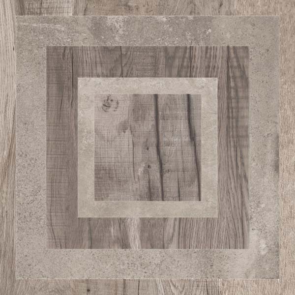 Керамический гранит UNIKA GAME GREY RETT  60X60
