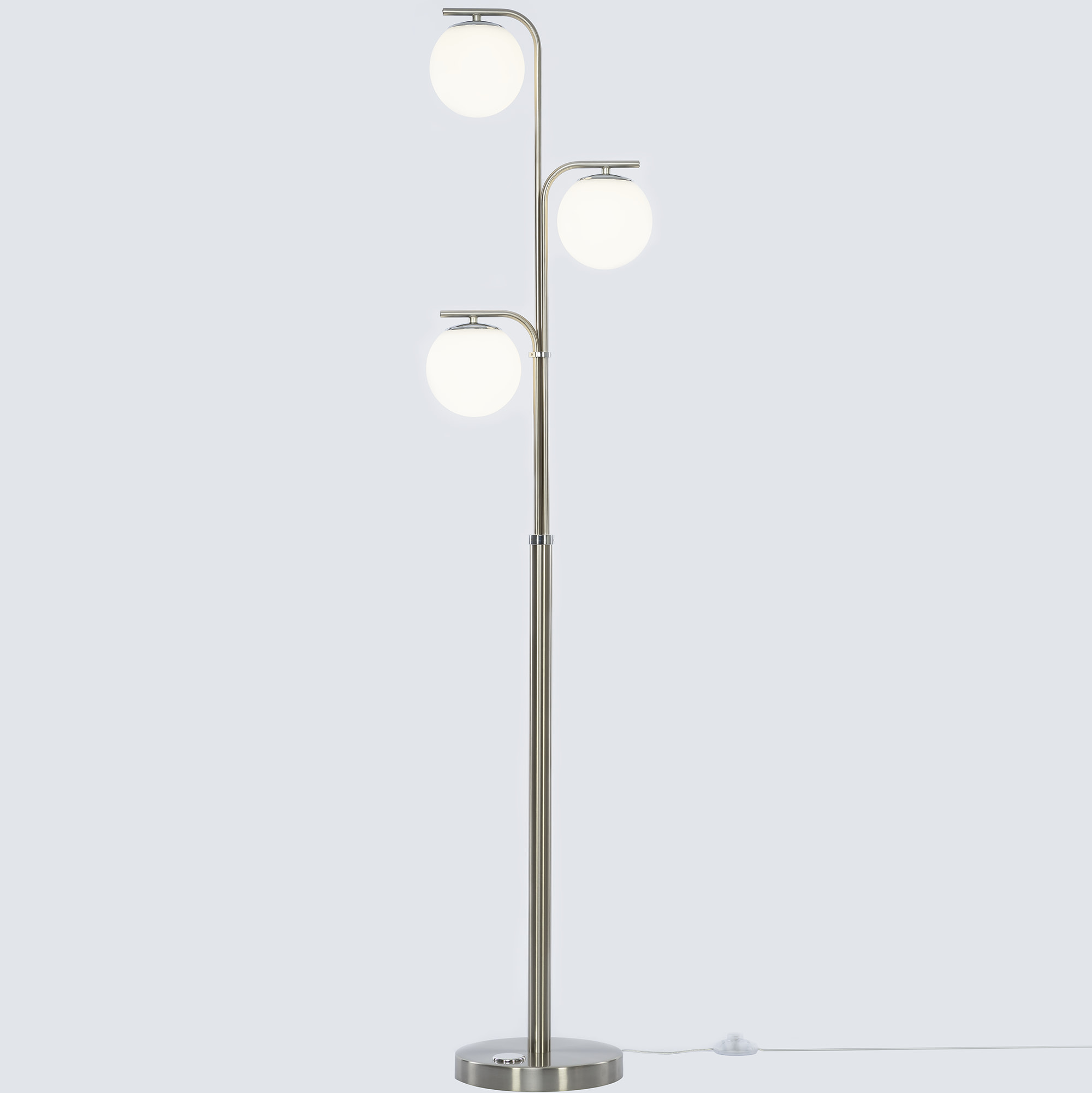 Citilux Адам Смарт CL228A931 RGB LED Умный торшер Матовый Хром арт. 89065