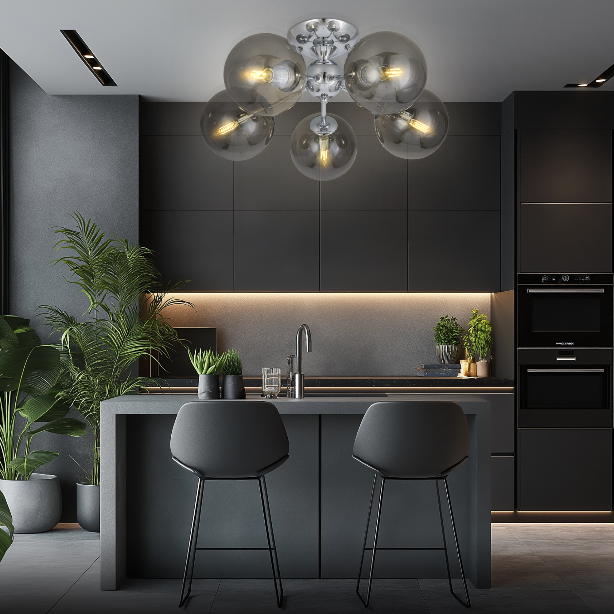 Citilux Томми CL102150 Люстра потолочная Хром арт. 88527