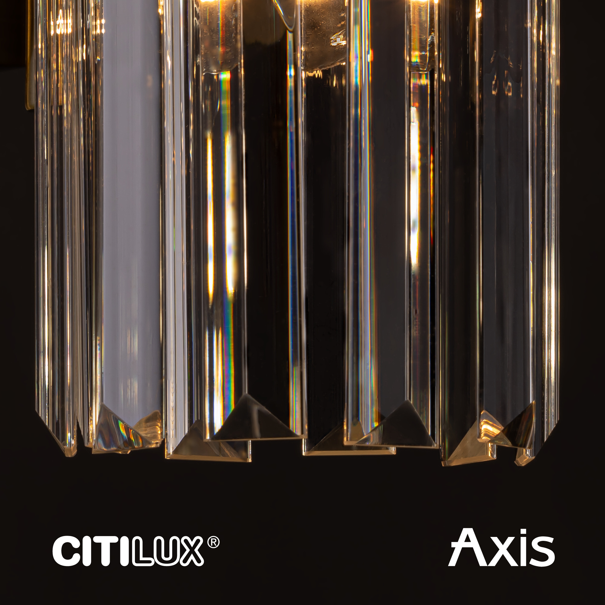 Citilux AXIS CL313411 Бра хрустальное с выключателем Хром арт. 89228