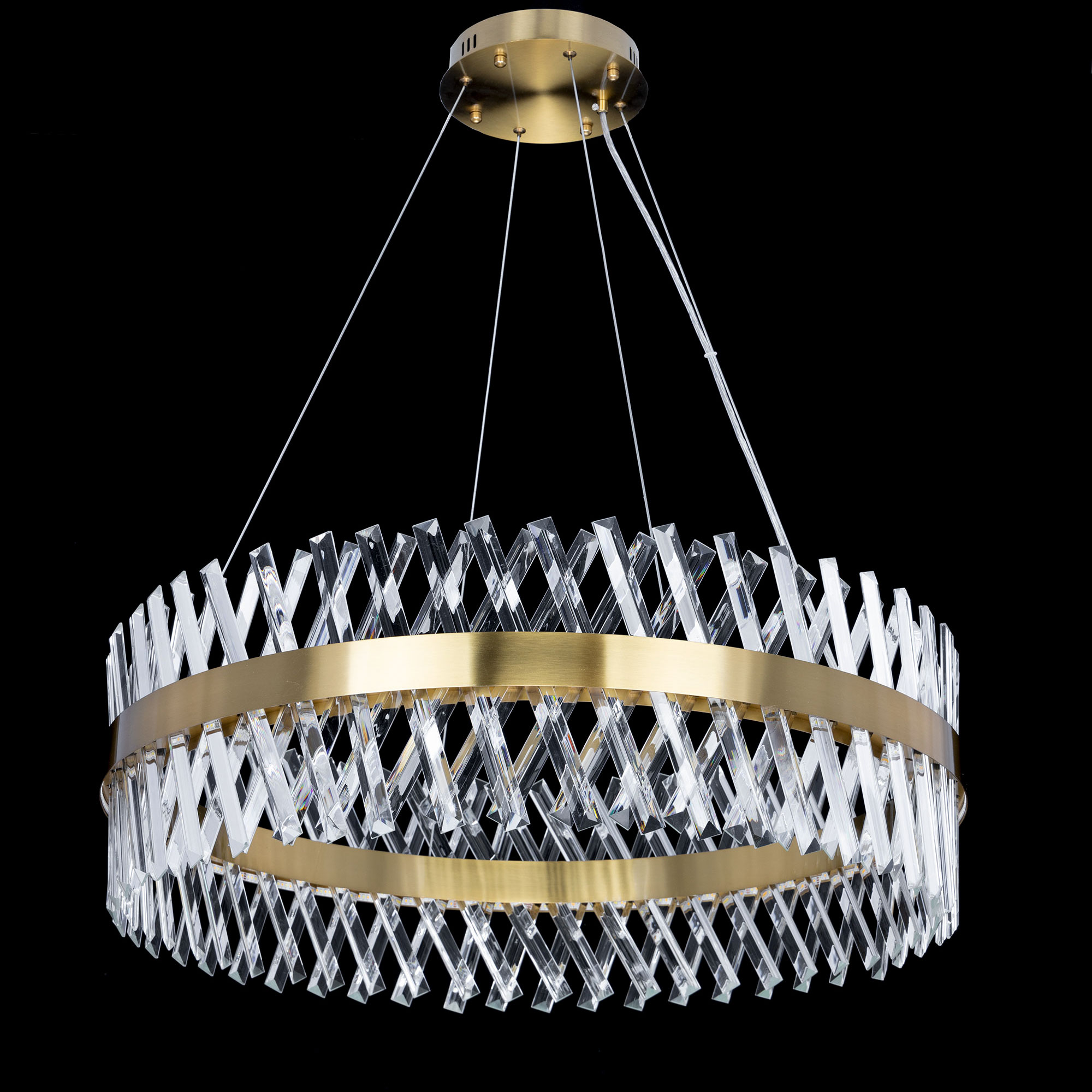 Citilux Ричард CL336083 LED Люстра хрустальная с пультом Бронза арт. 88883