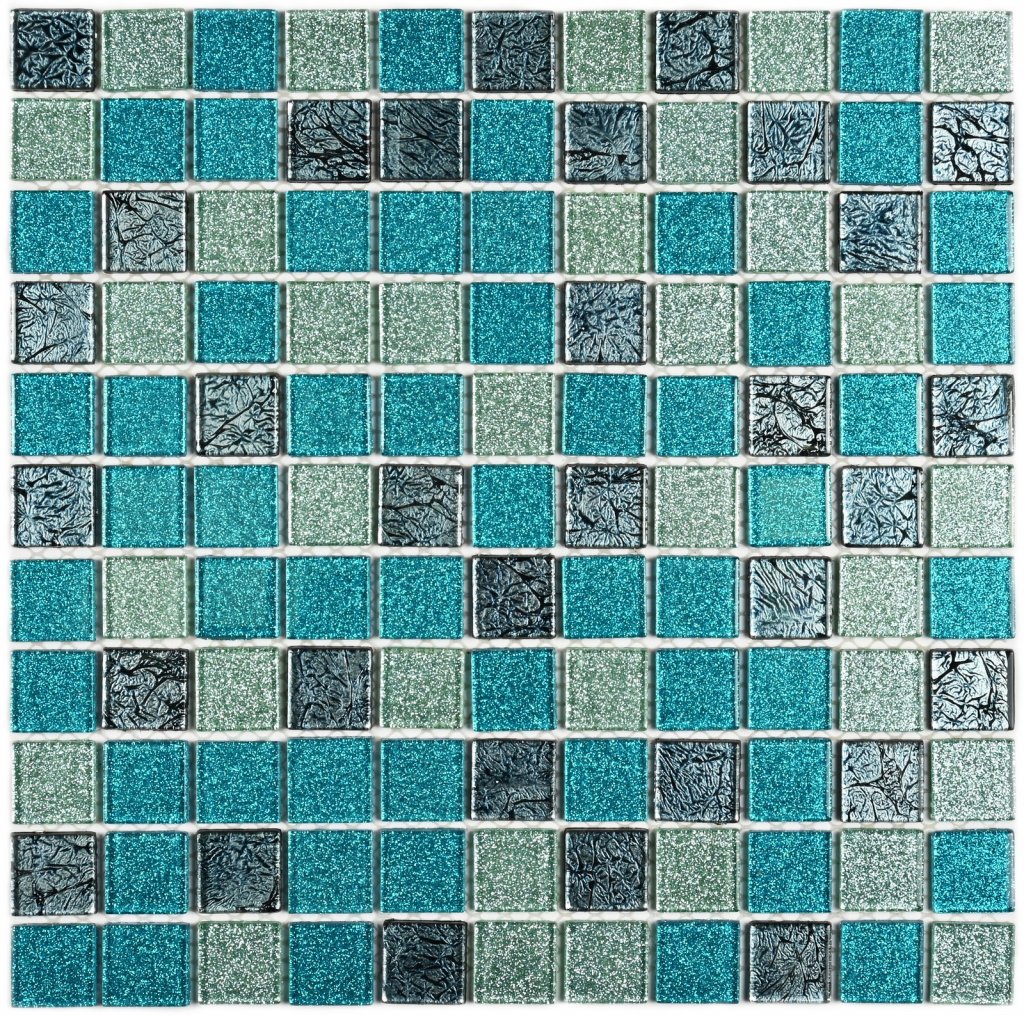 Плитка декоративная стеклянная Breeze/Бриз 4*25*25 300*300