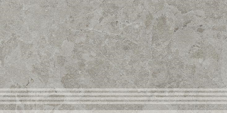 KM6060G1241R8GRF Ступень фронтальная Сплит серый матовый обрезной 30x60x0,8