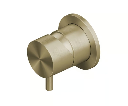 QUADRO DESIGN SOURCE Смеситель для душа на 1 потребитель, OC PVD: Light gold арт. 40166