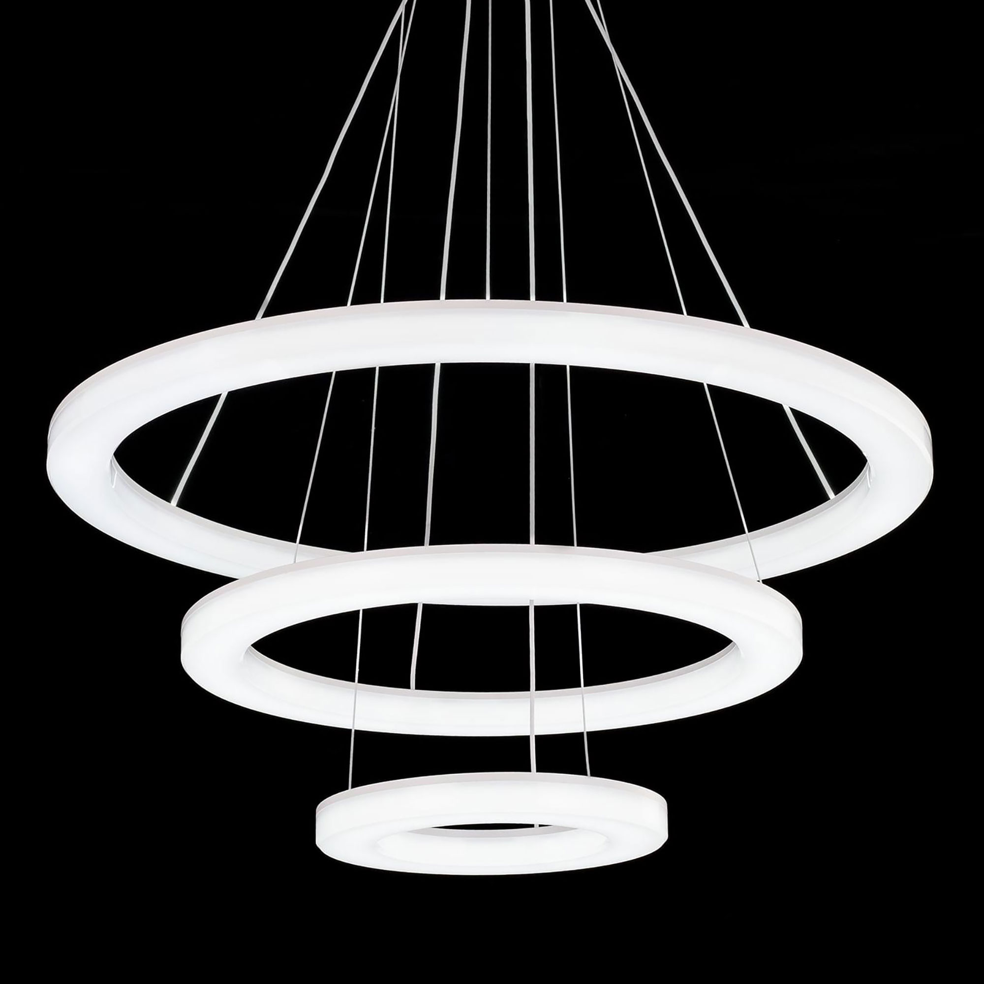 Citilux Электрон Смарт CL710A104S Умная люстра подвесная Белая арт. 88544